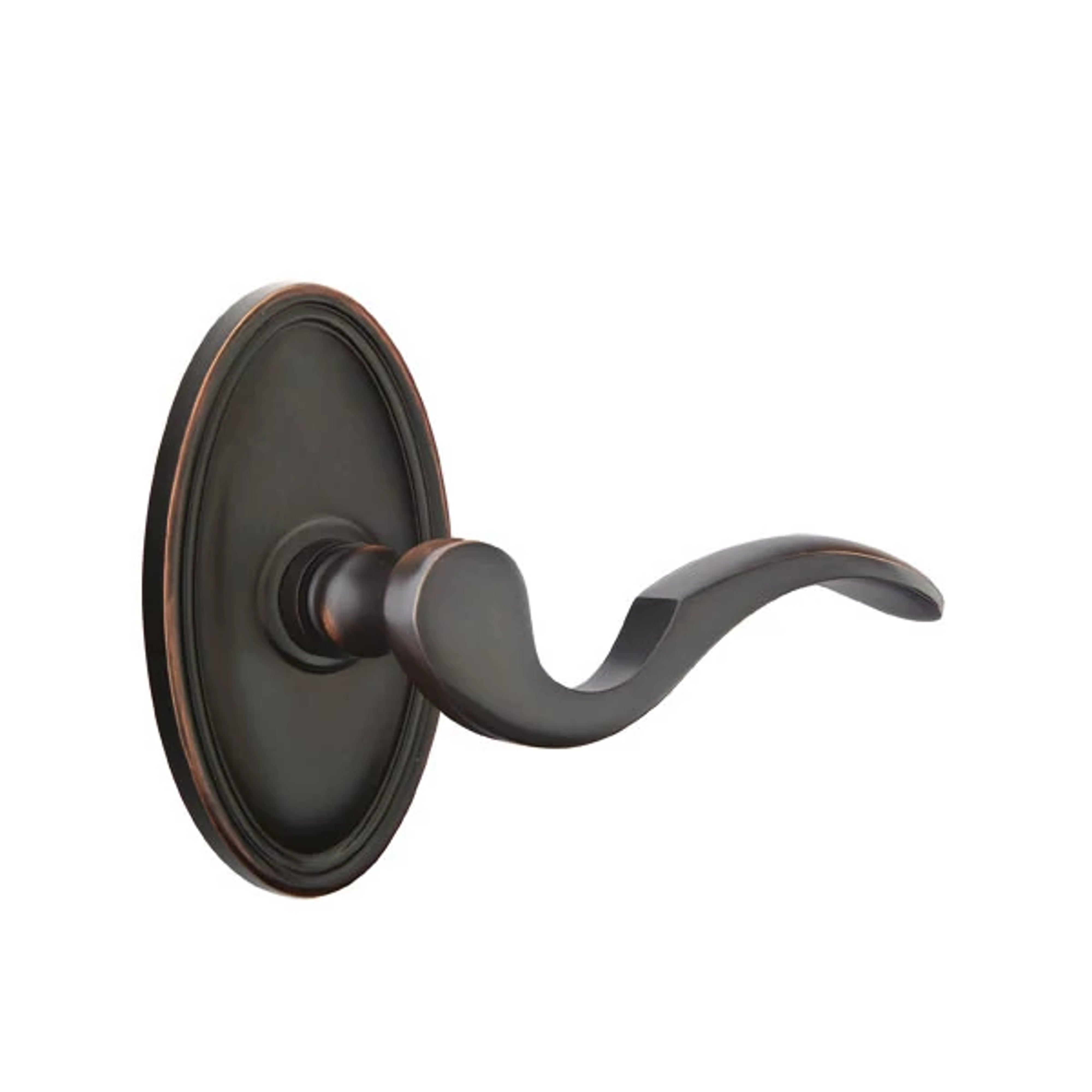Emtek Concealed Fastener Cortina Lever Set with Oval Roestte