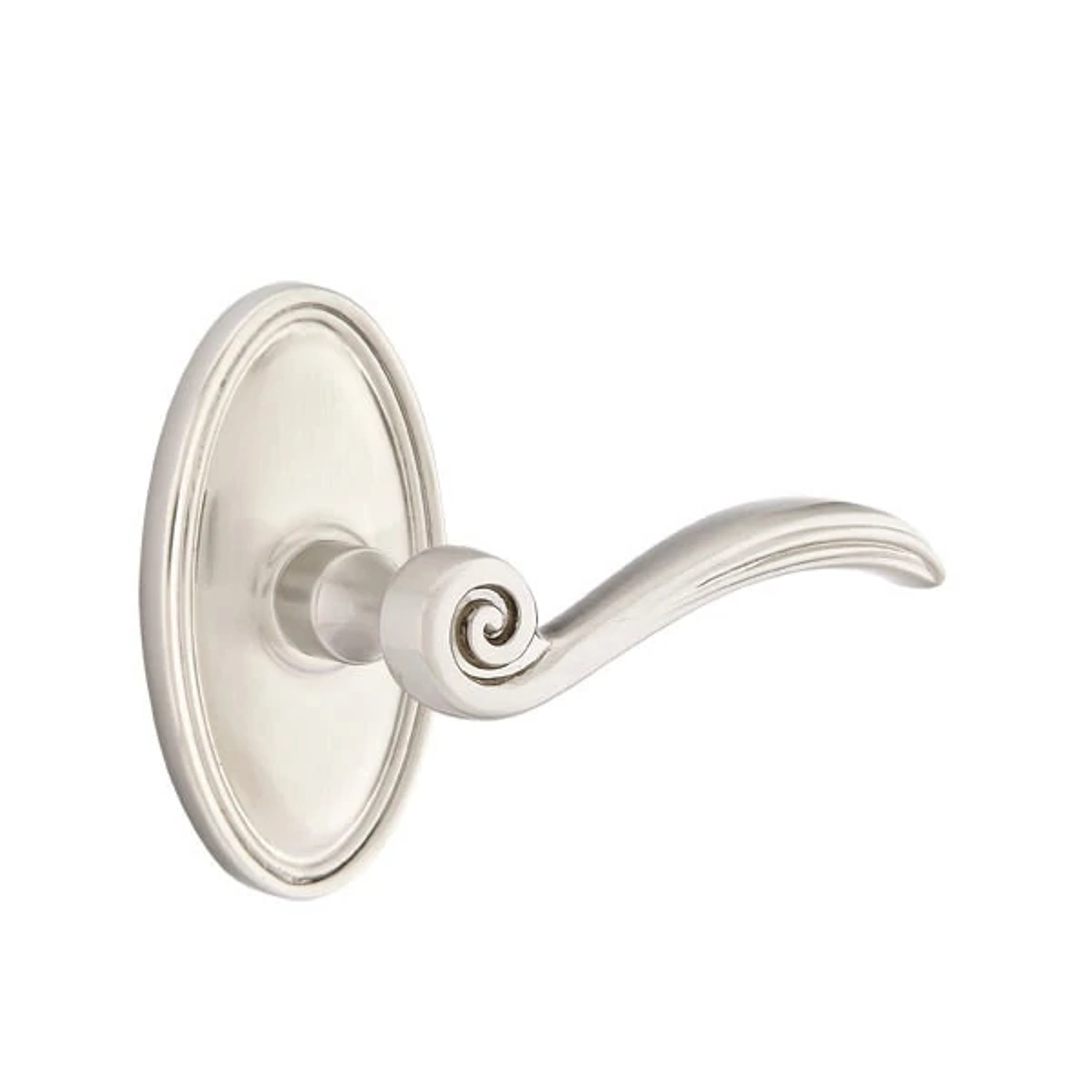 Emtek Elan Lever Set with Oval Roestte