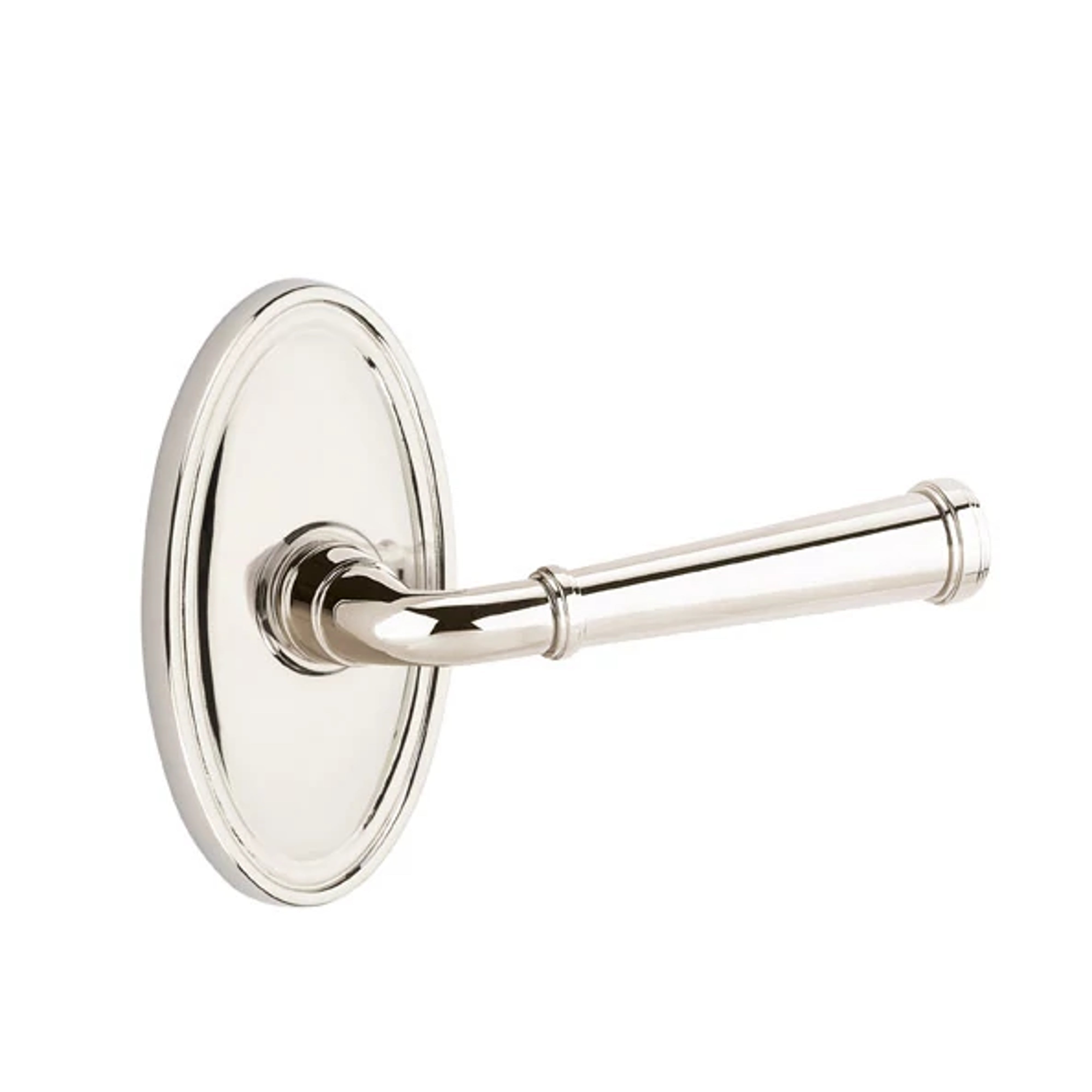 Emtek Concealed Fastener Merrimack Lever Set with Oval Roestte
