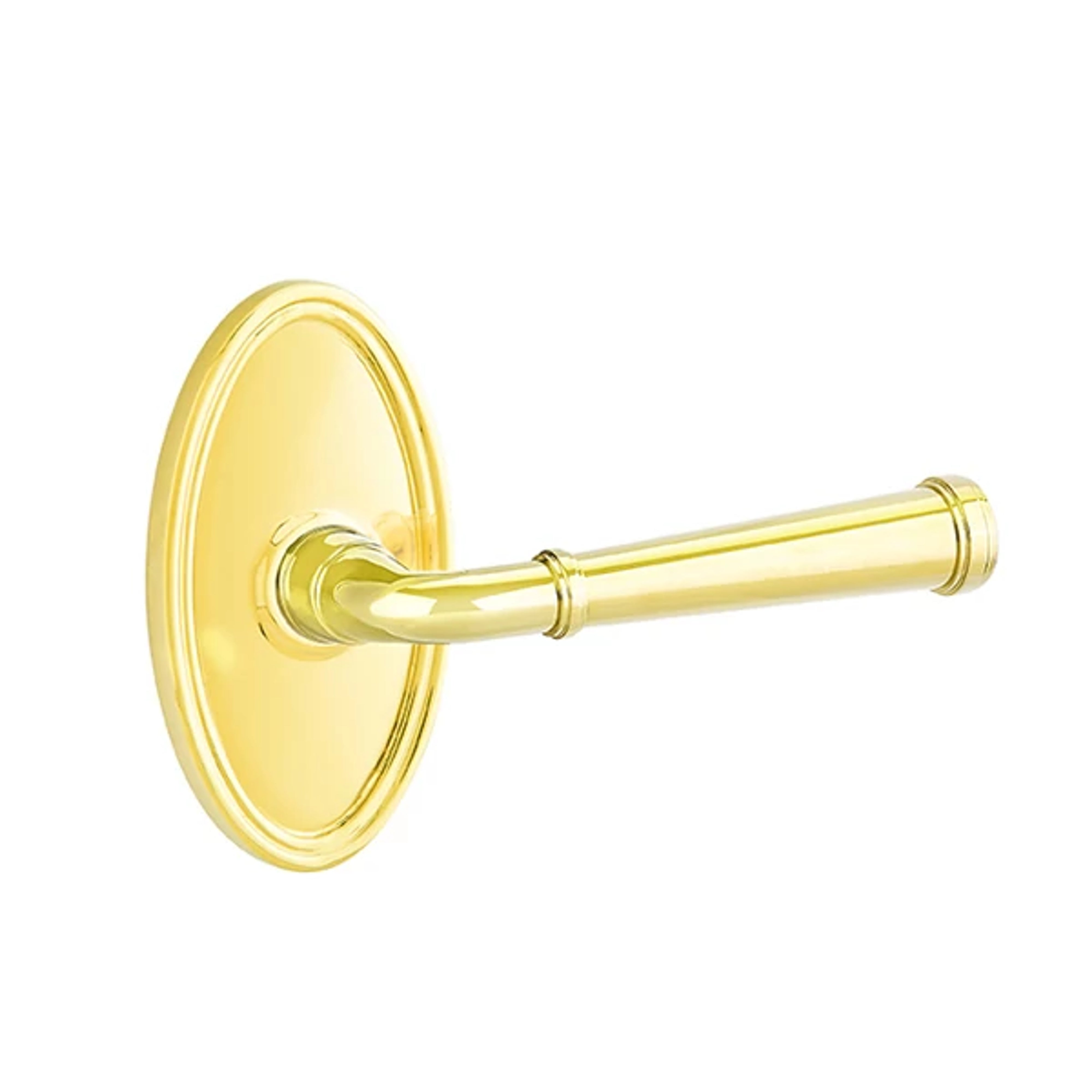 Emtek Concealed Fastener Merrimack Lever Set with Oval Roestte