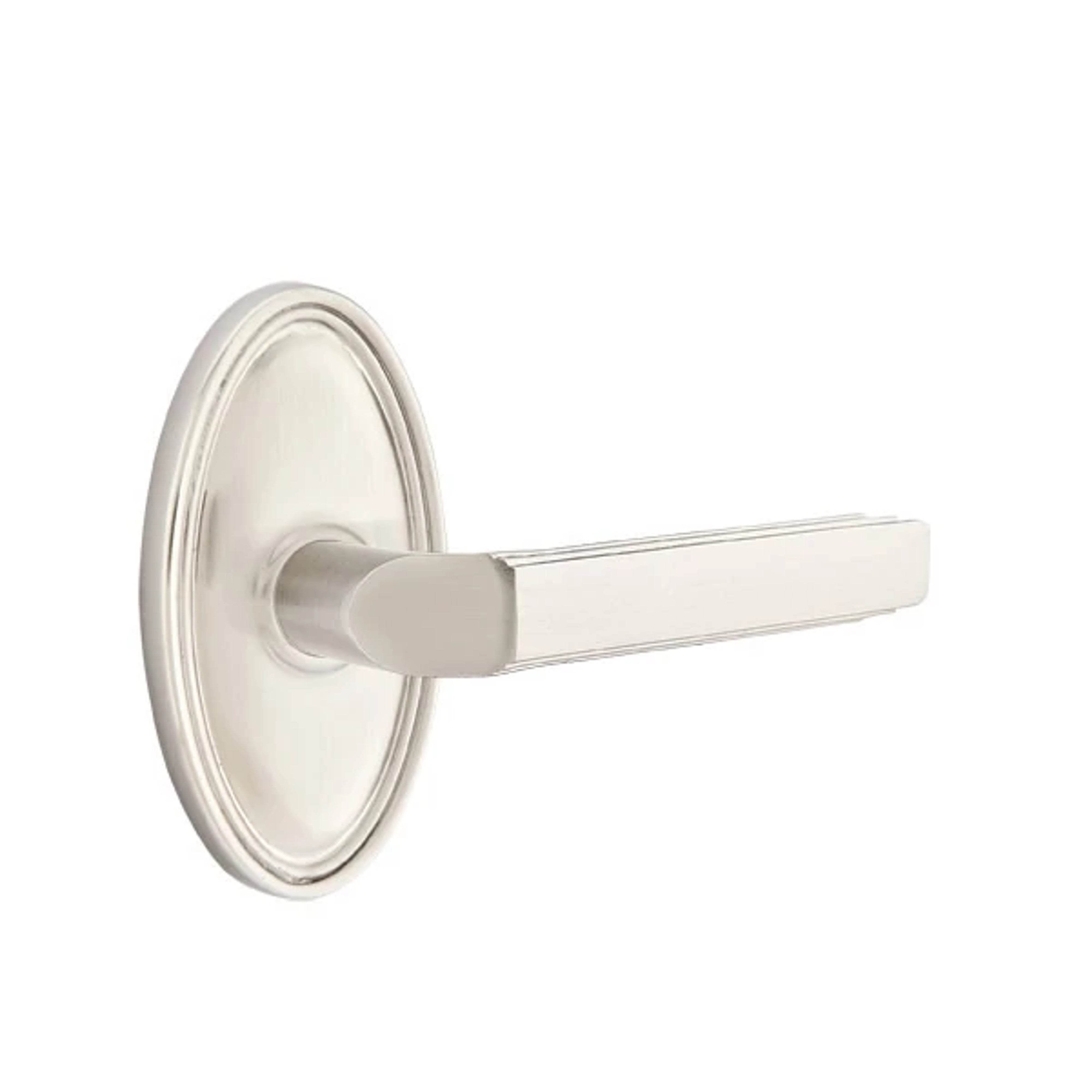 Emtek Milano Lever Set with Oval Roestte