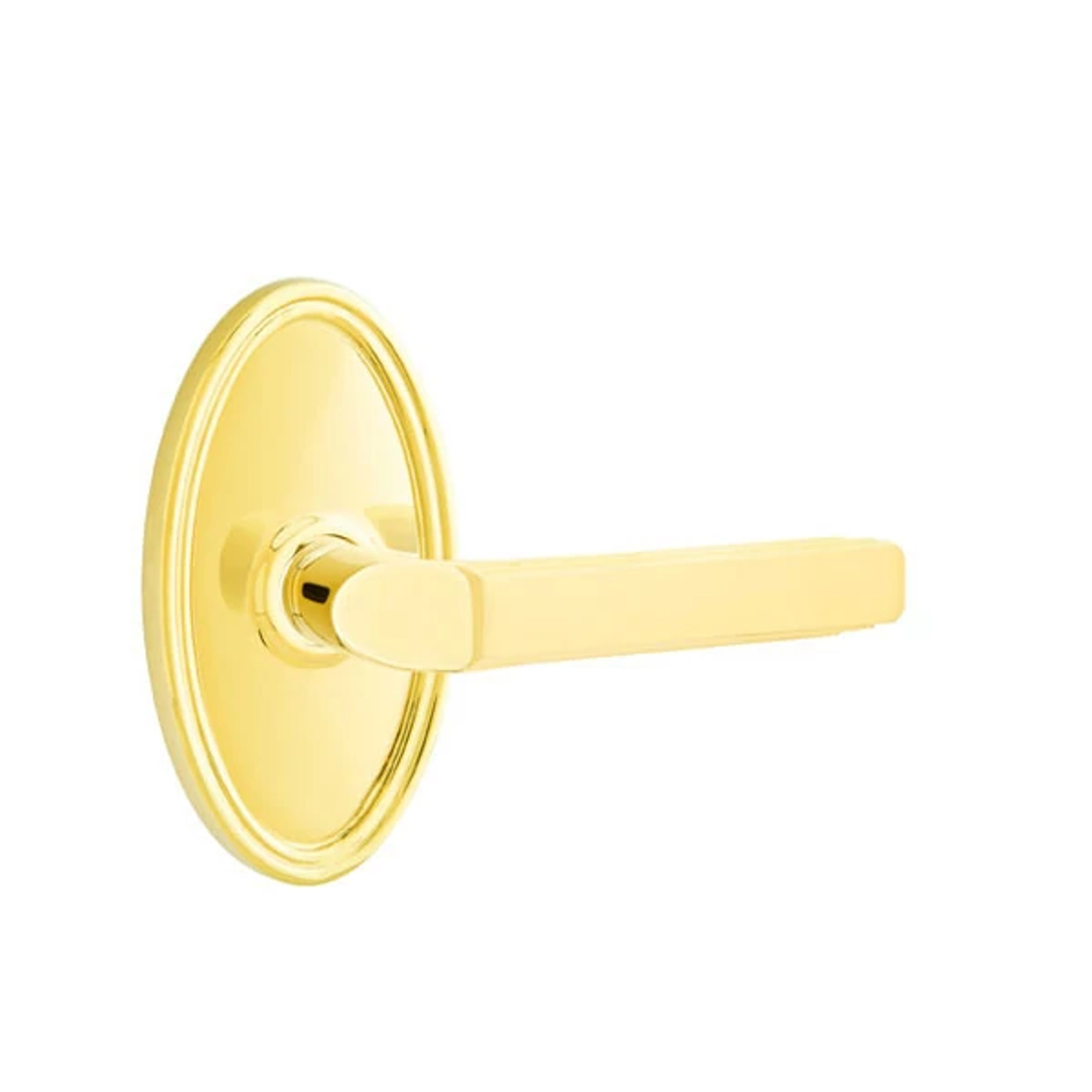 Emtek Milano Lever Set with Oval Roestte
