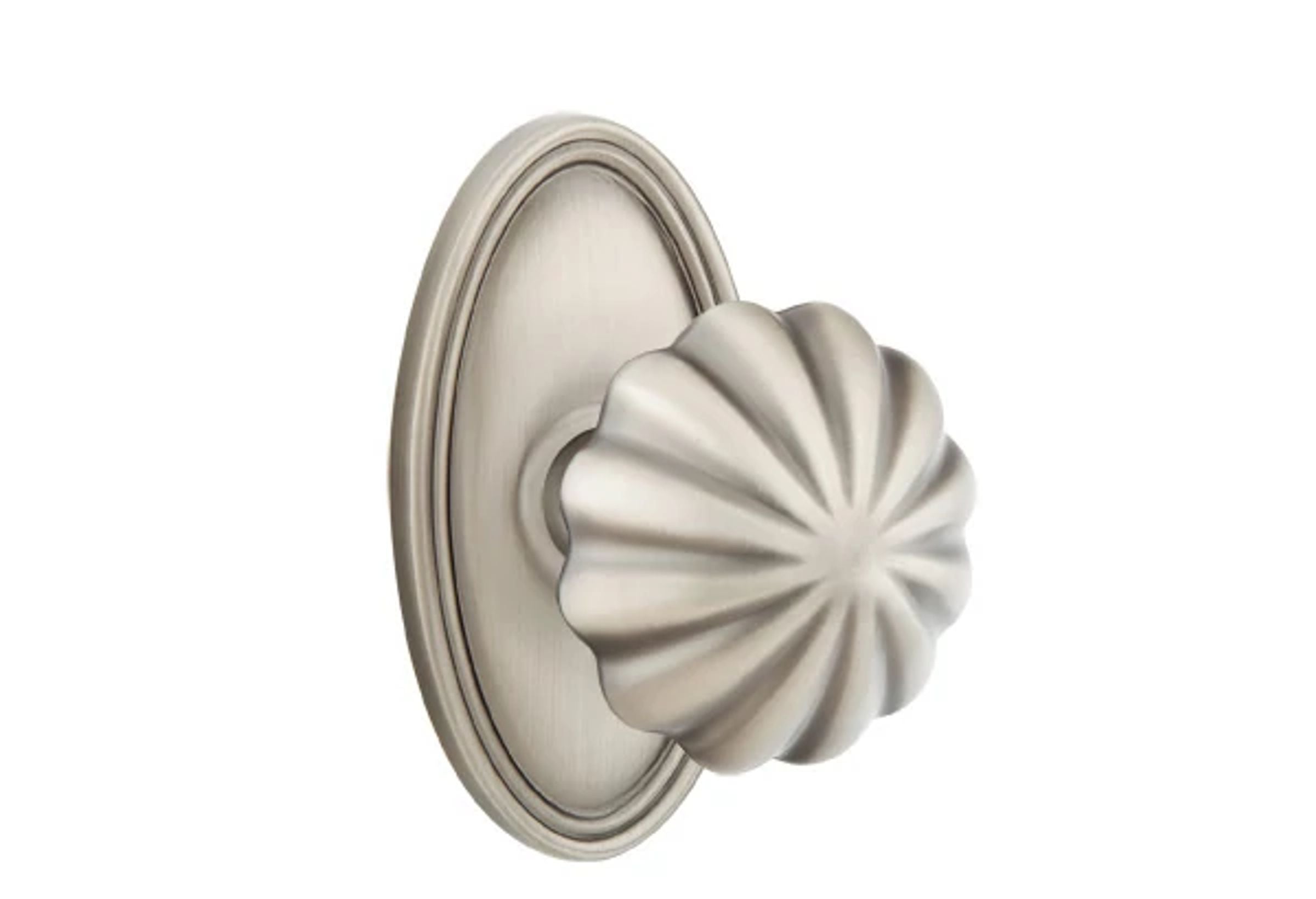 Emtek Melon Knob Set with Oval Rosette