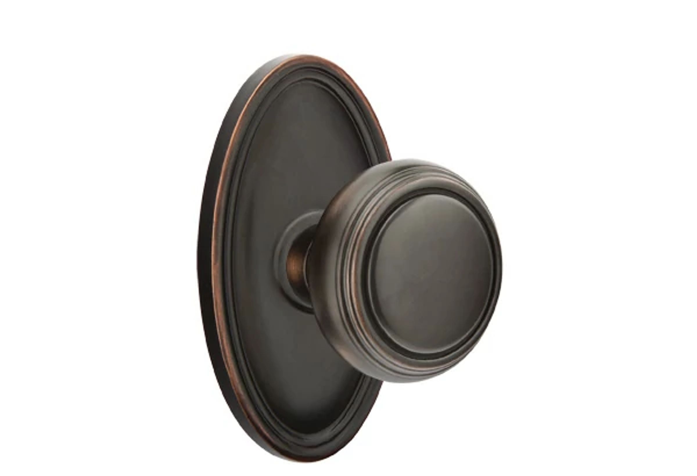 Emtek Norwich Knob Set with Oval Rosette