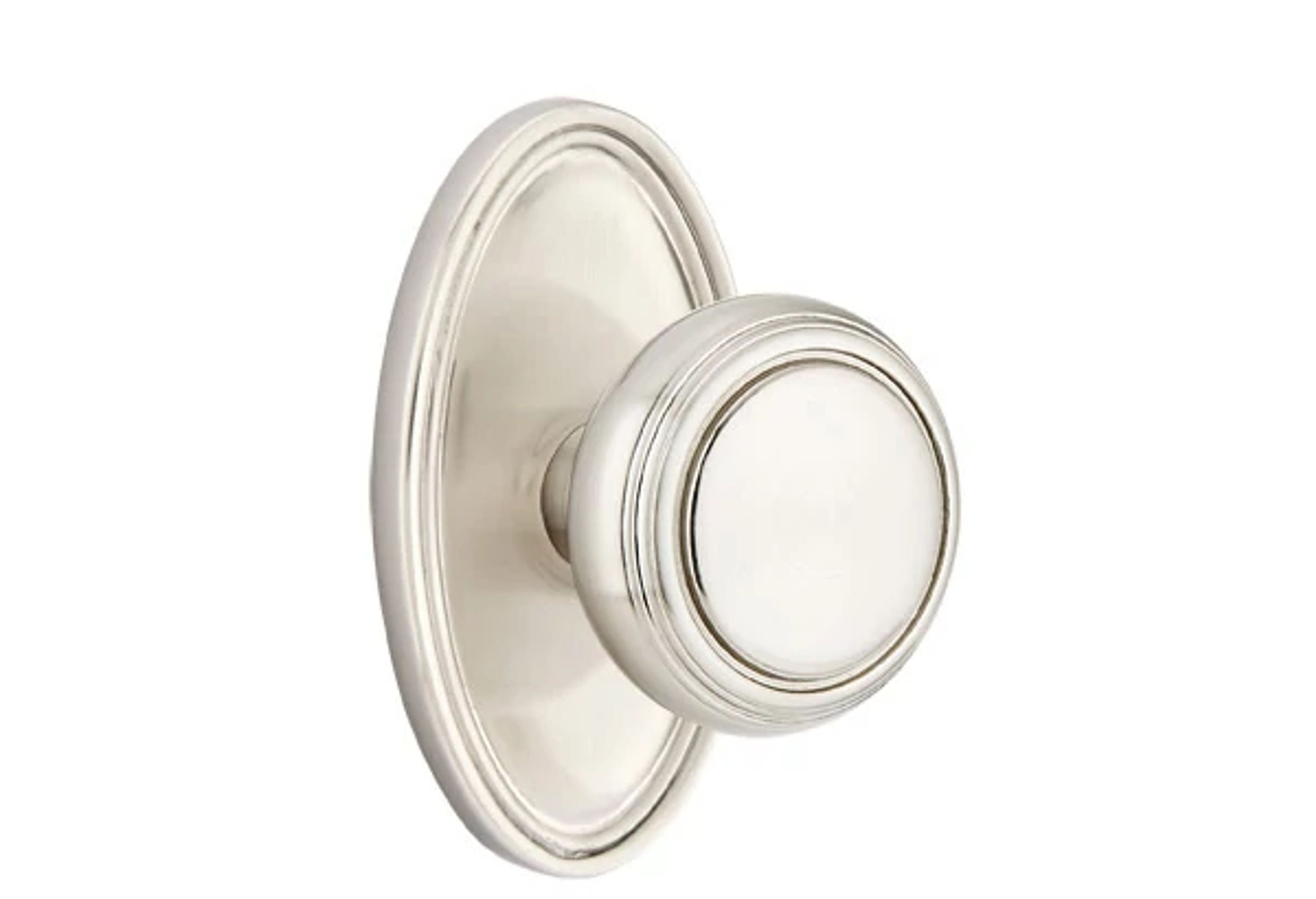 Emtek Concealed Fastener Norwich Knob Set with Oval Roestte