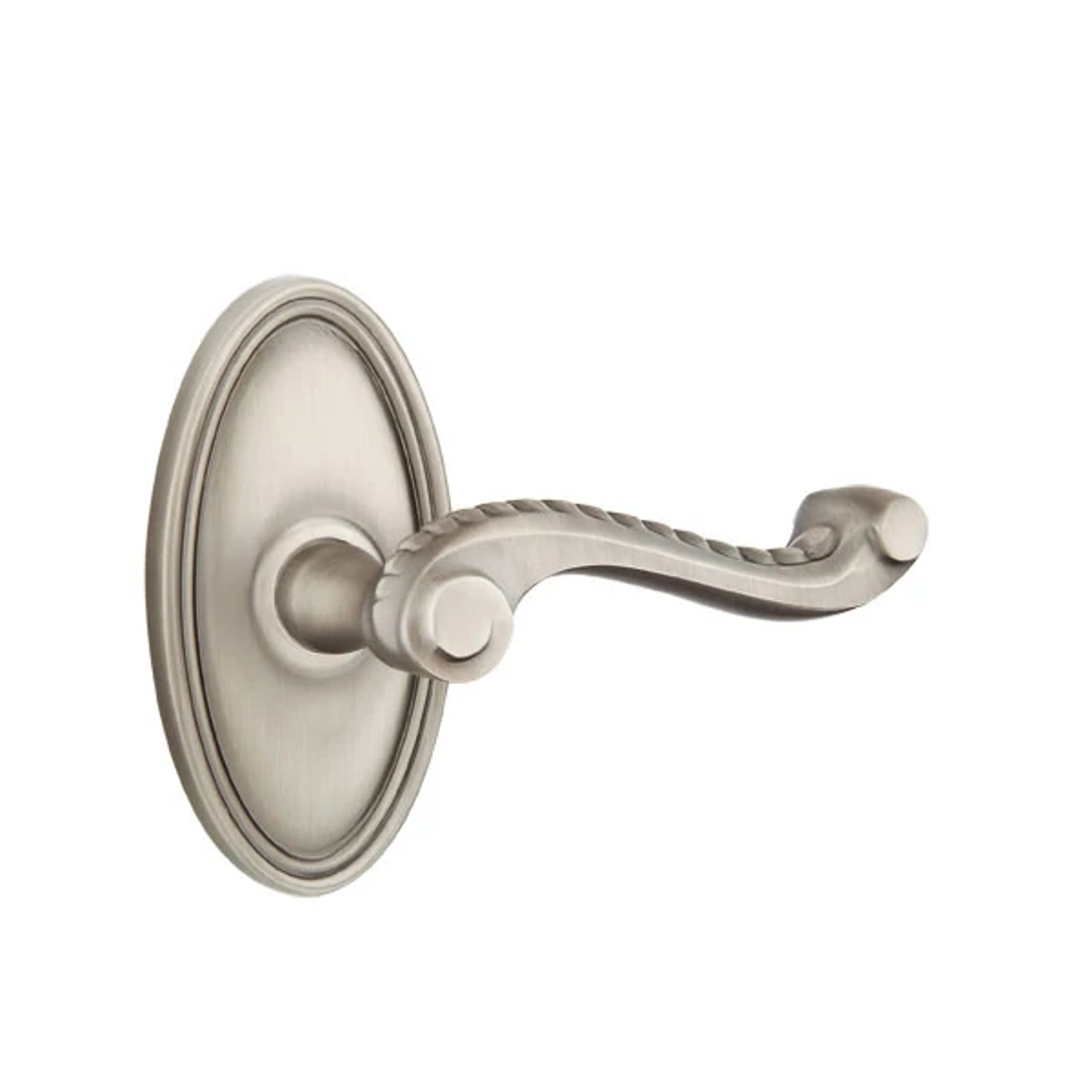 Emtek Rope Lever Set with Oval Roestte