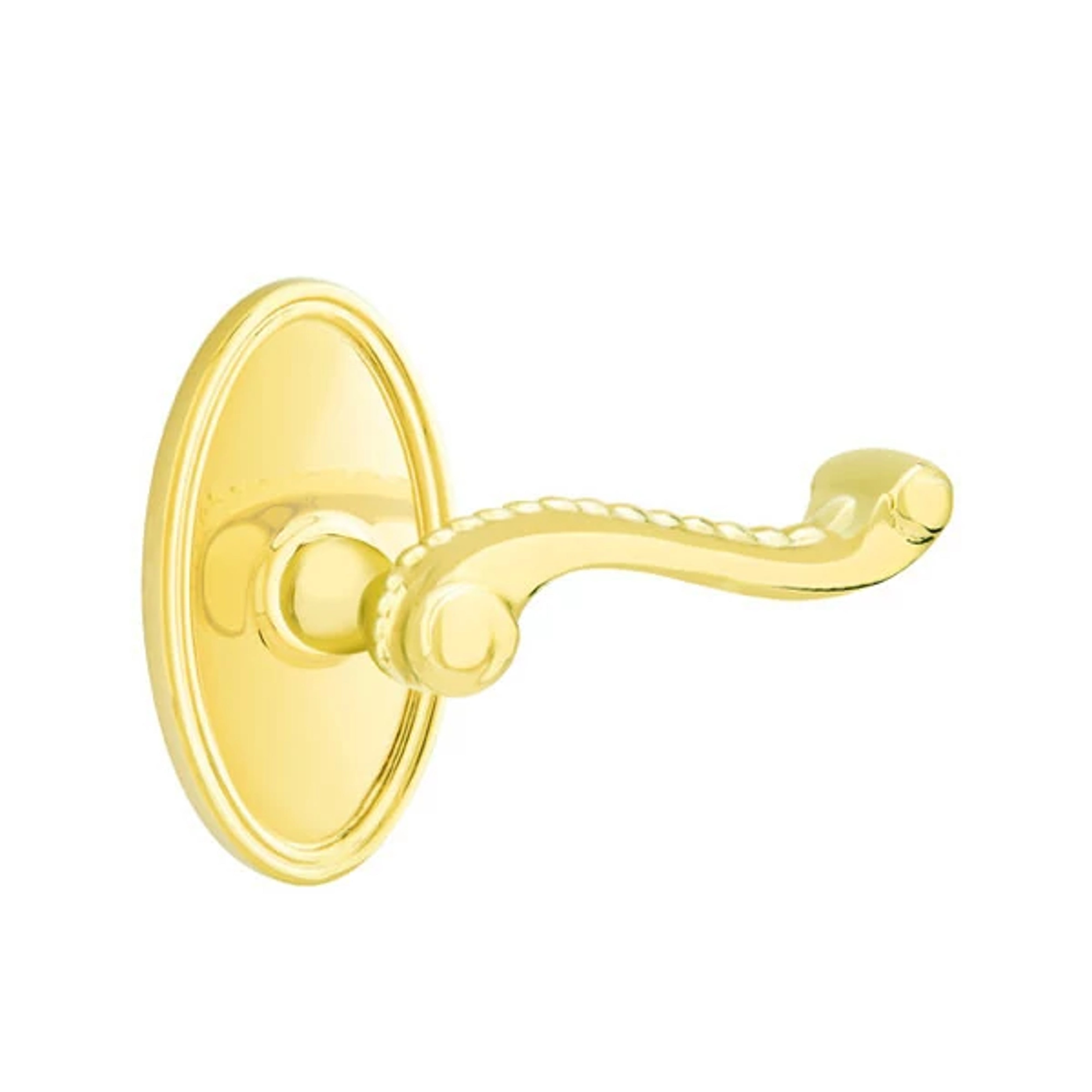 Emtek Rope Lever Set with Oval Roestte