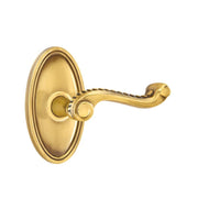 Emtek Concealed Fastener Rope Lever Set with Oval Roestte