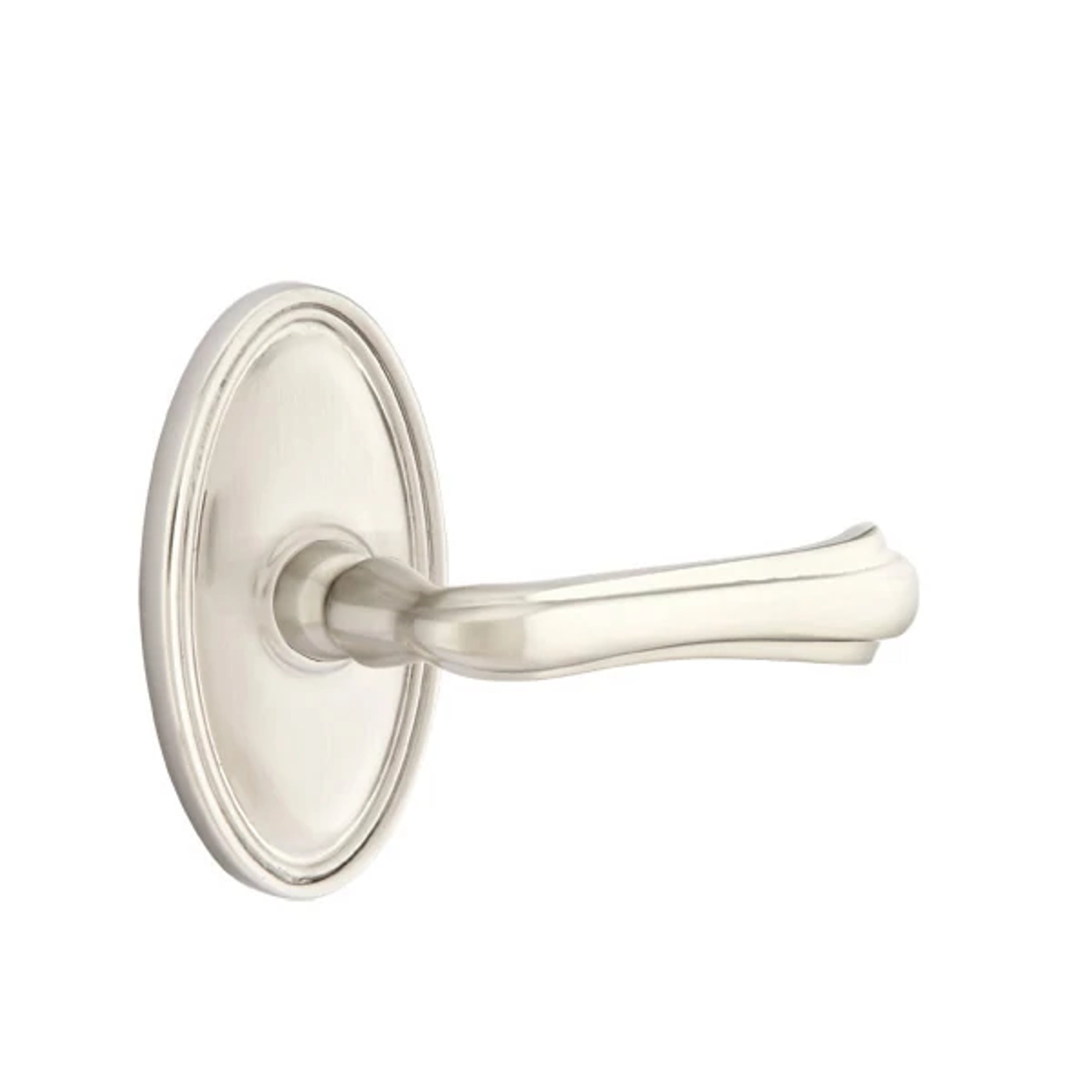 Emtek Wembley Lever Set with Oval Roestte