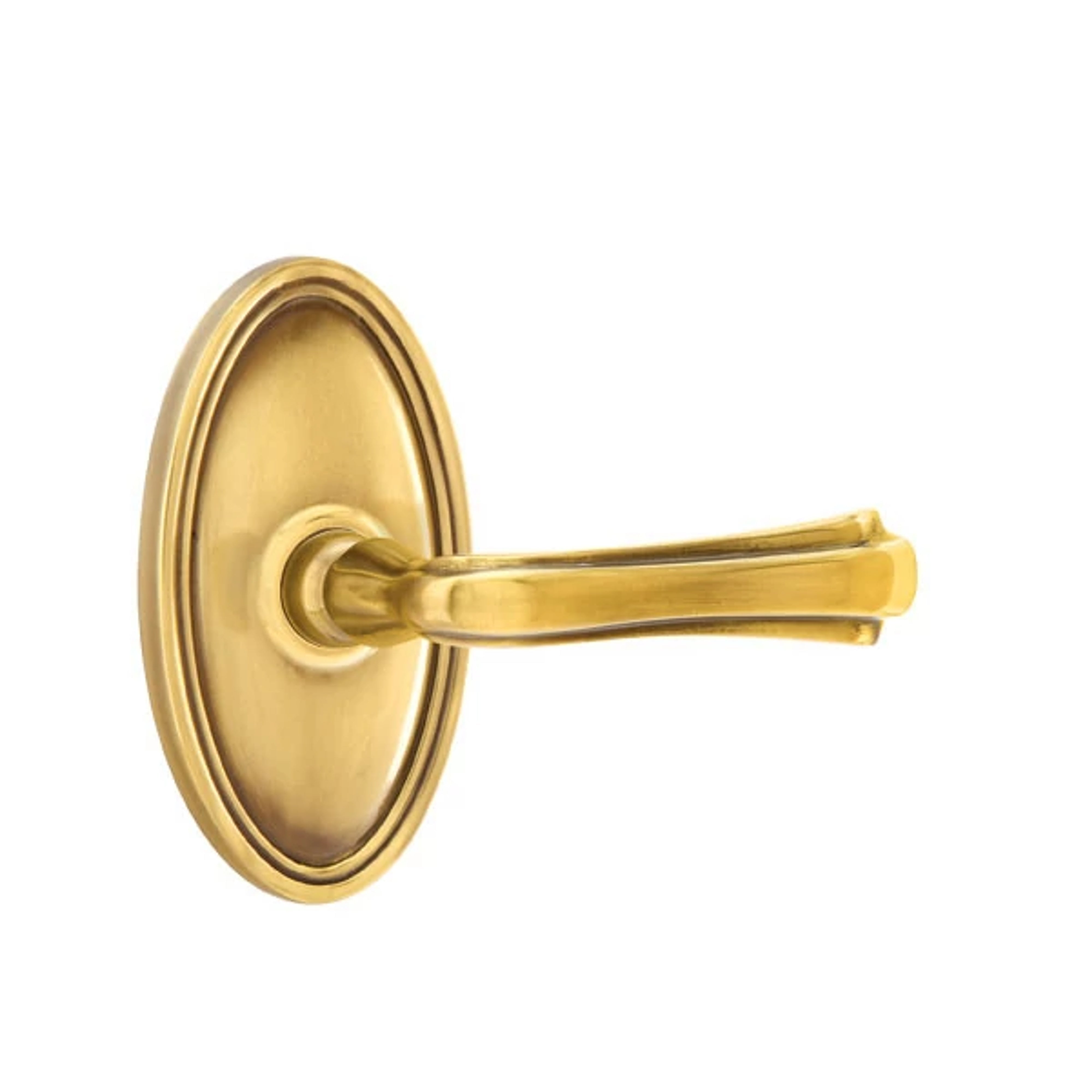 Emtek Concealed Fastener Wembley Lever Set with Oval Roestte