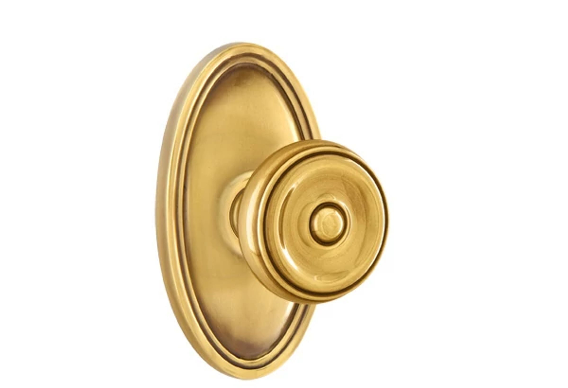 Emtek Concealed Fastener Waverly Knob Set with Oval Roestte