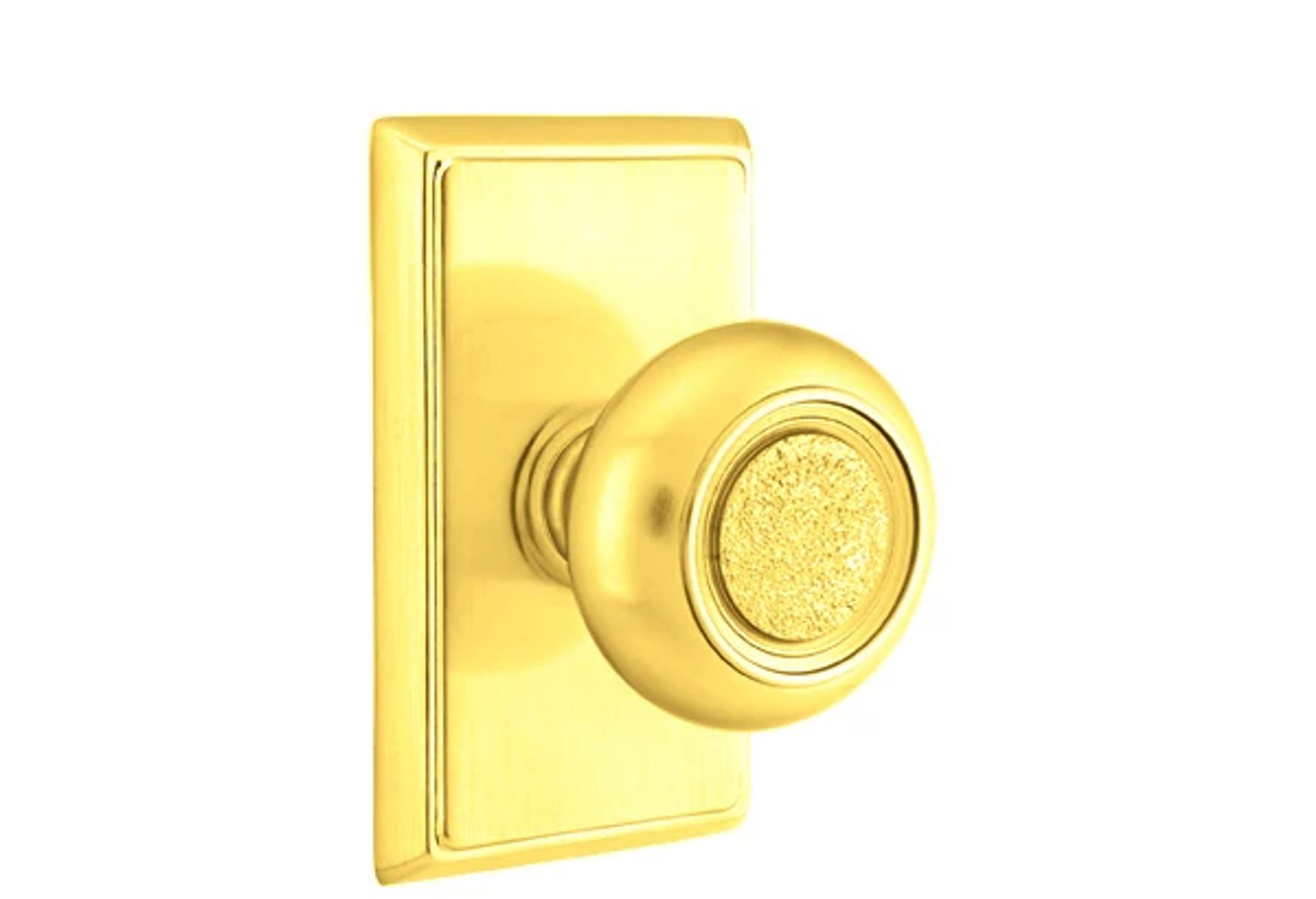 Emtek Belmont Knob Set with Rectangular Rosette