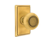 Emtek Concealed Fastener Belmont Knob Set with Rectangular Rosette