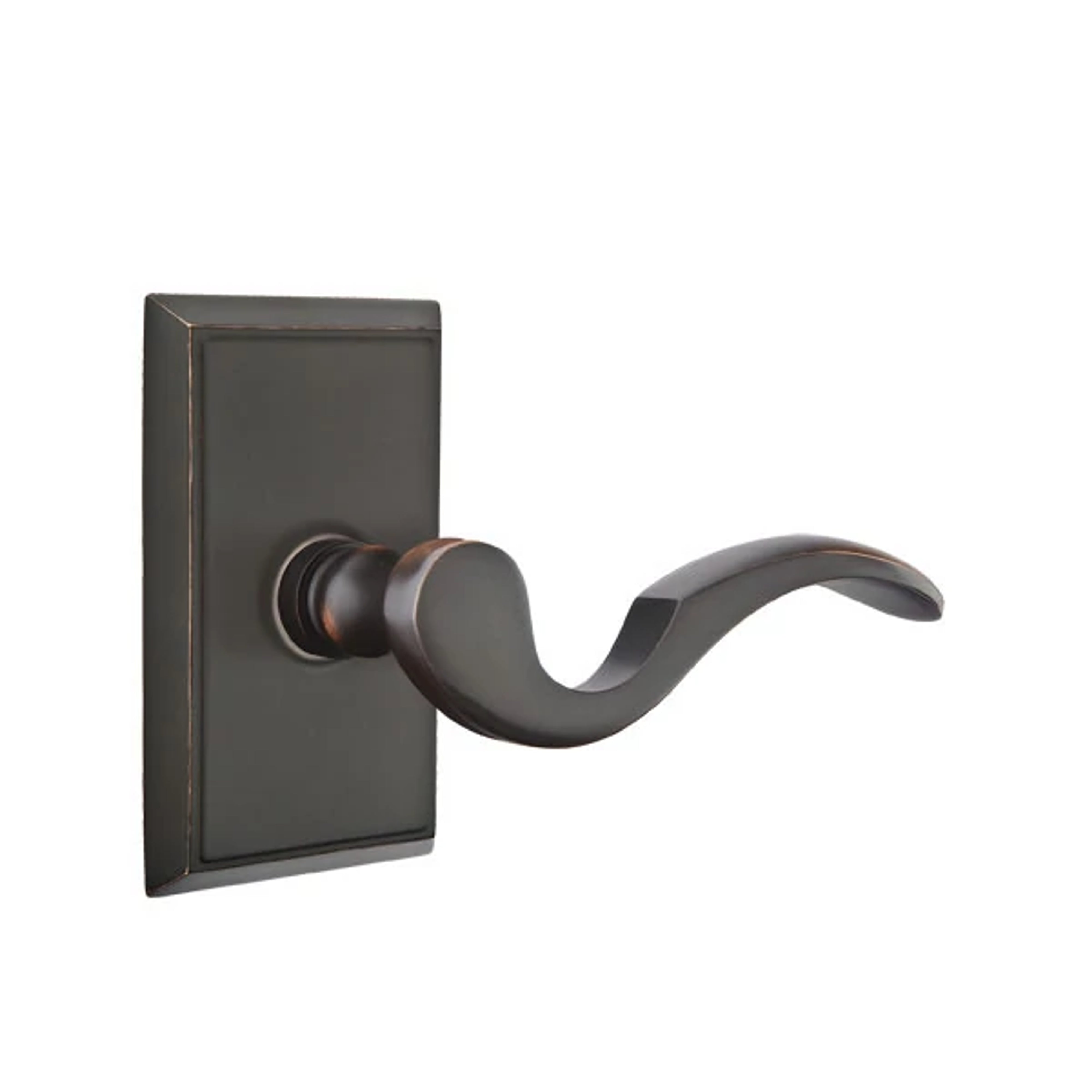 Emtek Cortina Lever Set with Rectangular Rosette