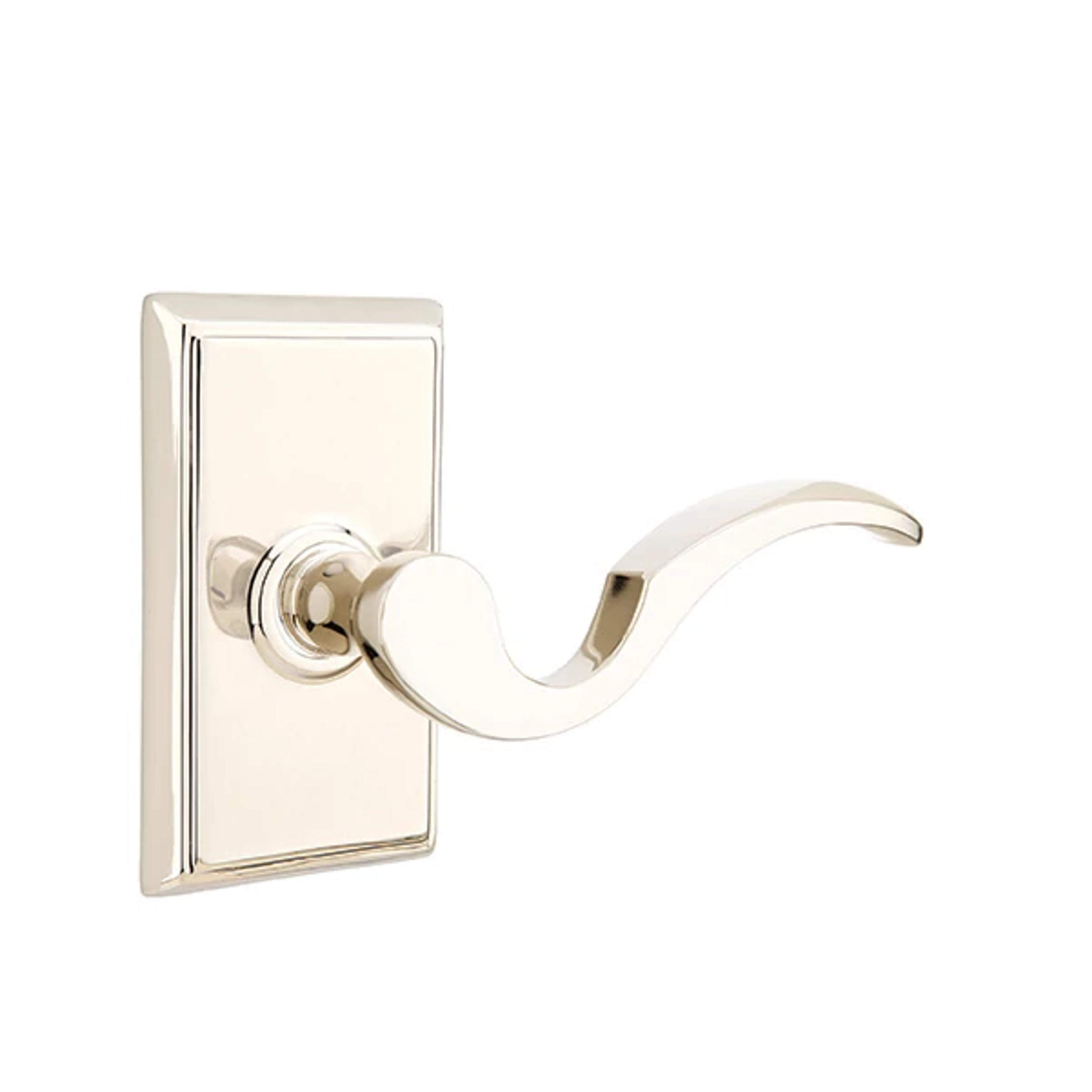 Emtek Concealed Fastener Cortina Lever Set with Rectangular Rosette