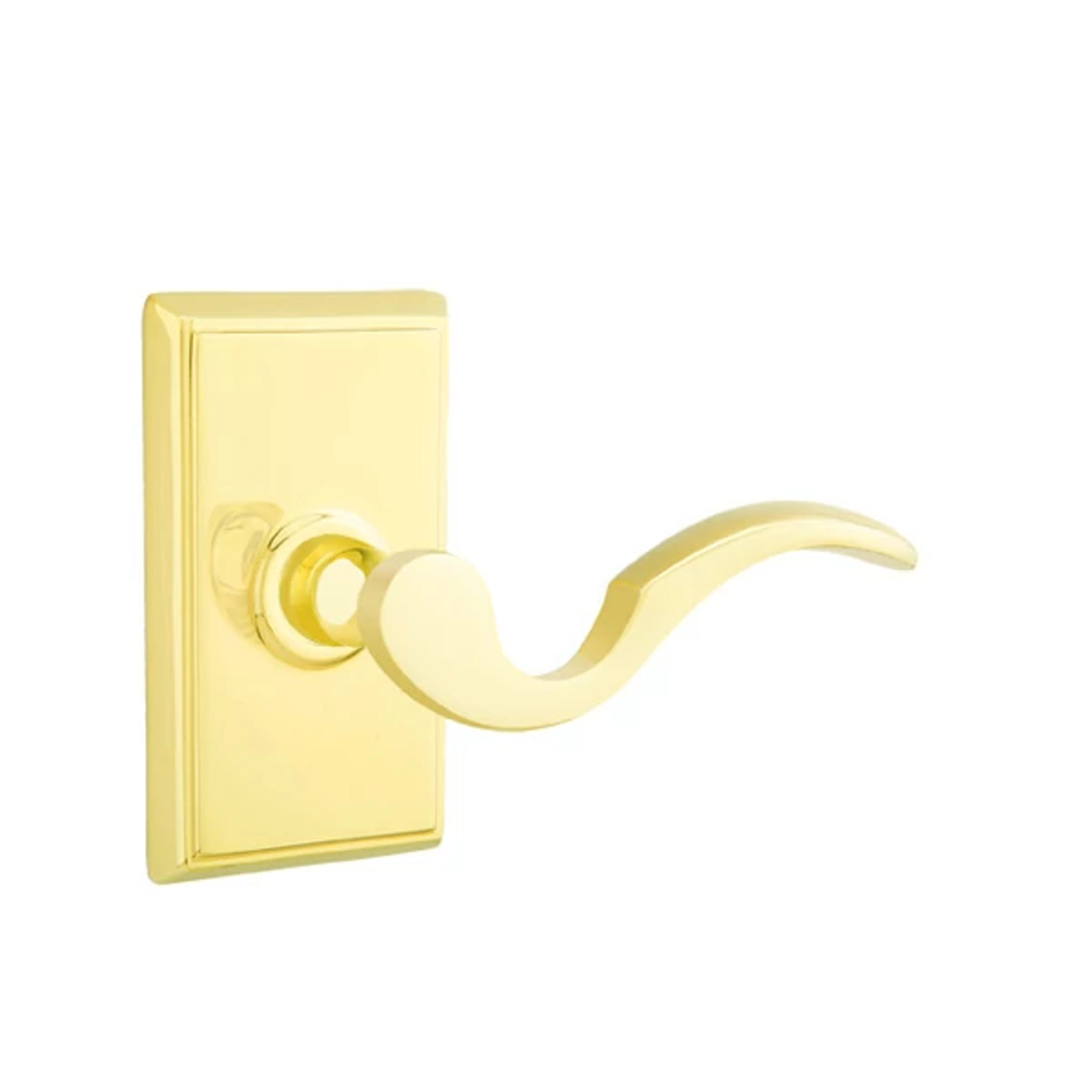 Emtek Cortina Lever Set with Rectangular Rosette