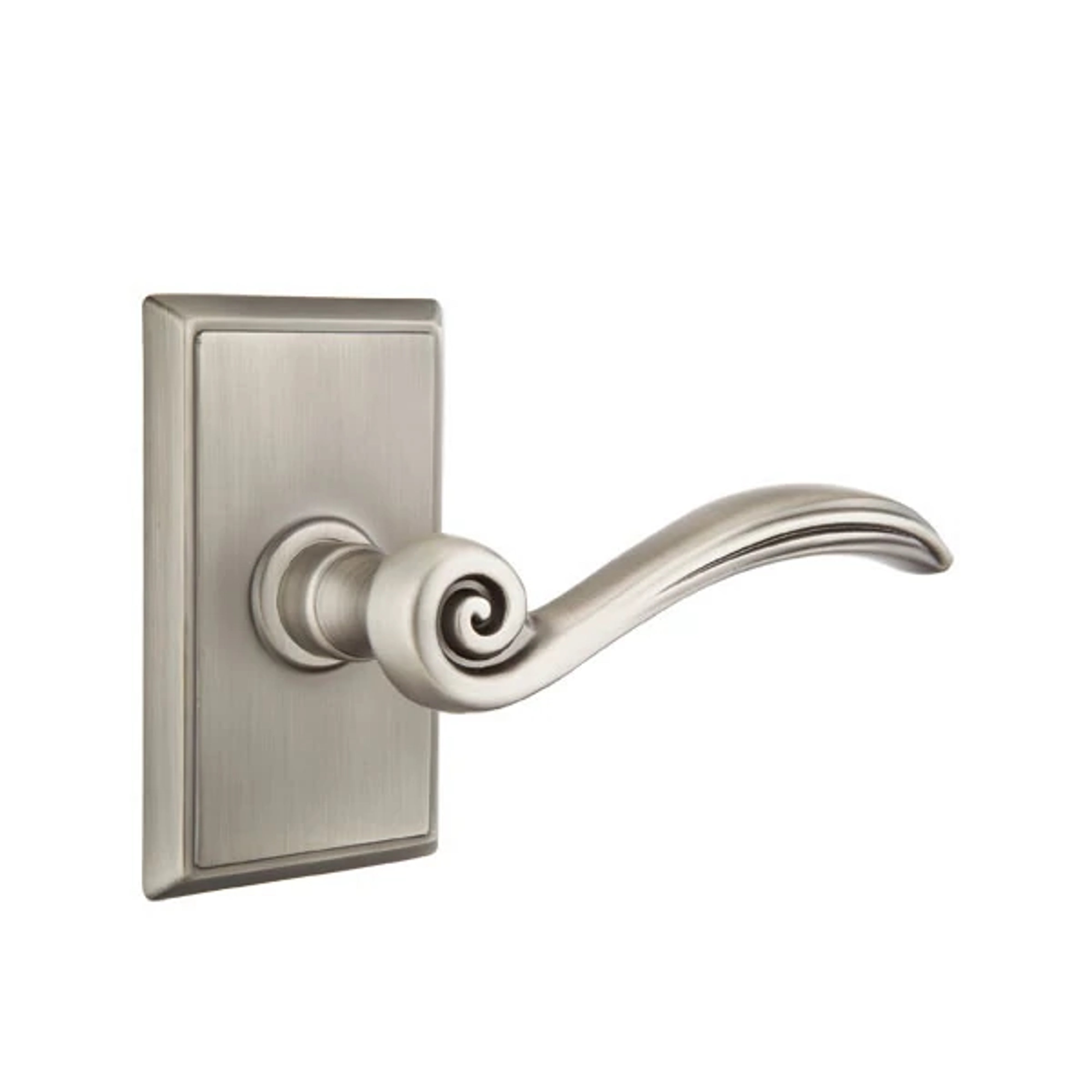 Emtek Concealed Fastener Elan Lever Set with Rectangular Rosette