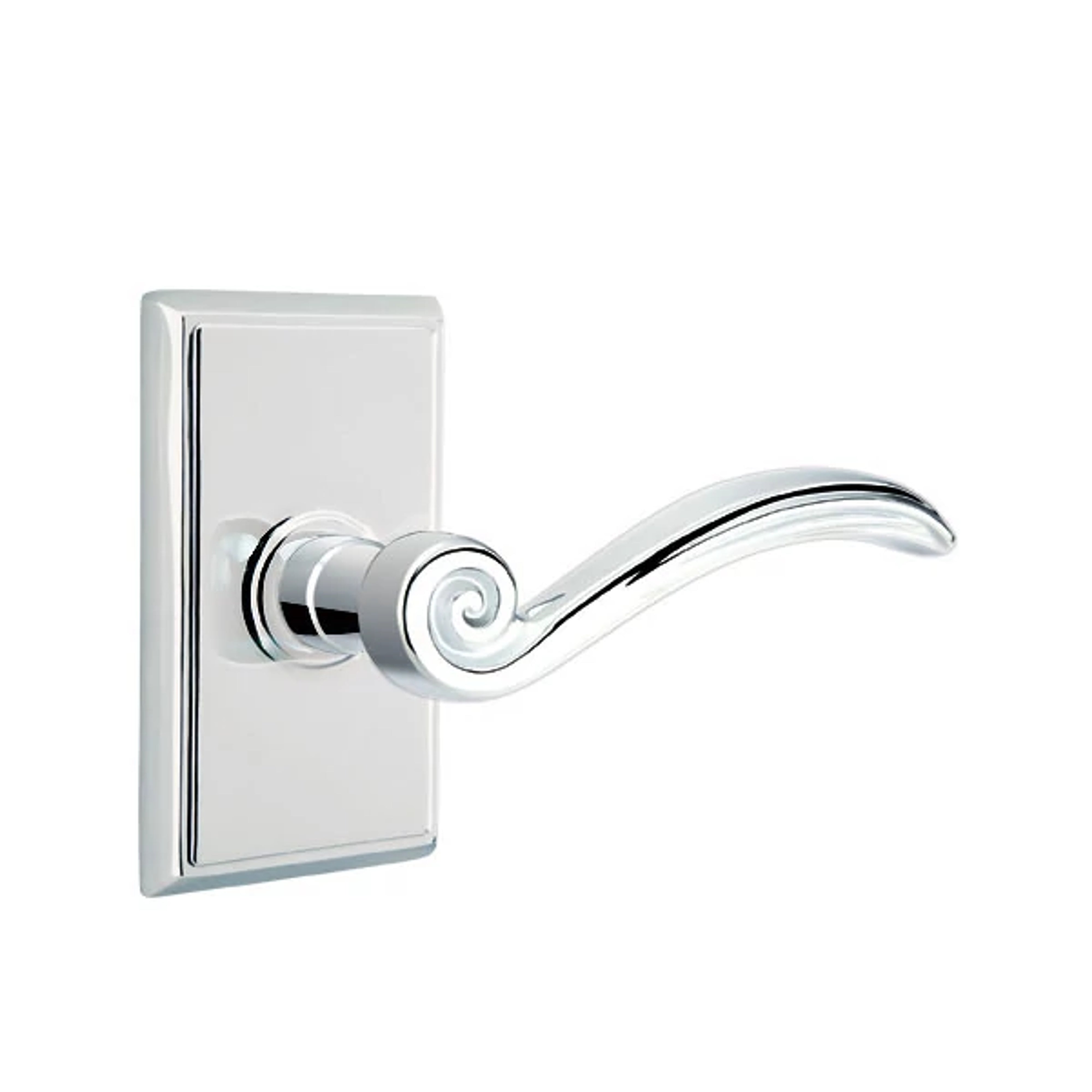 Emtek Elan Lever Set with Rectangular Rosette