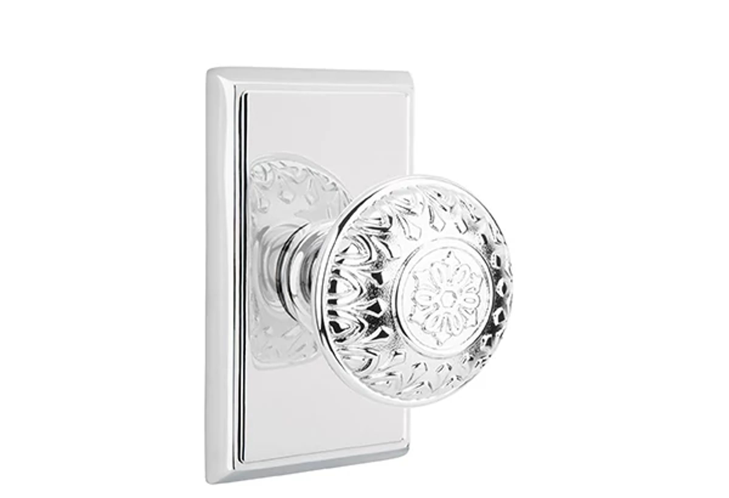 Emtek Lancaster Knob Set with Rectangular Rosette