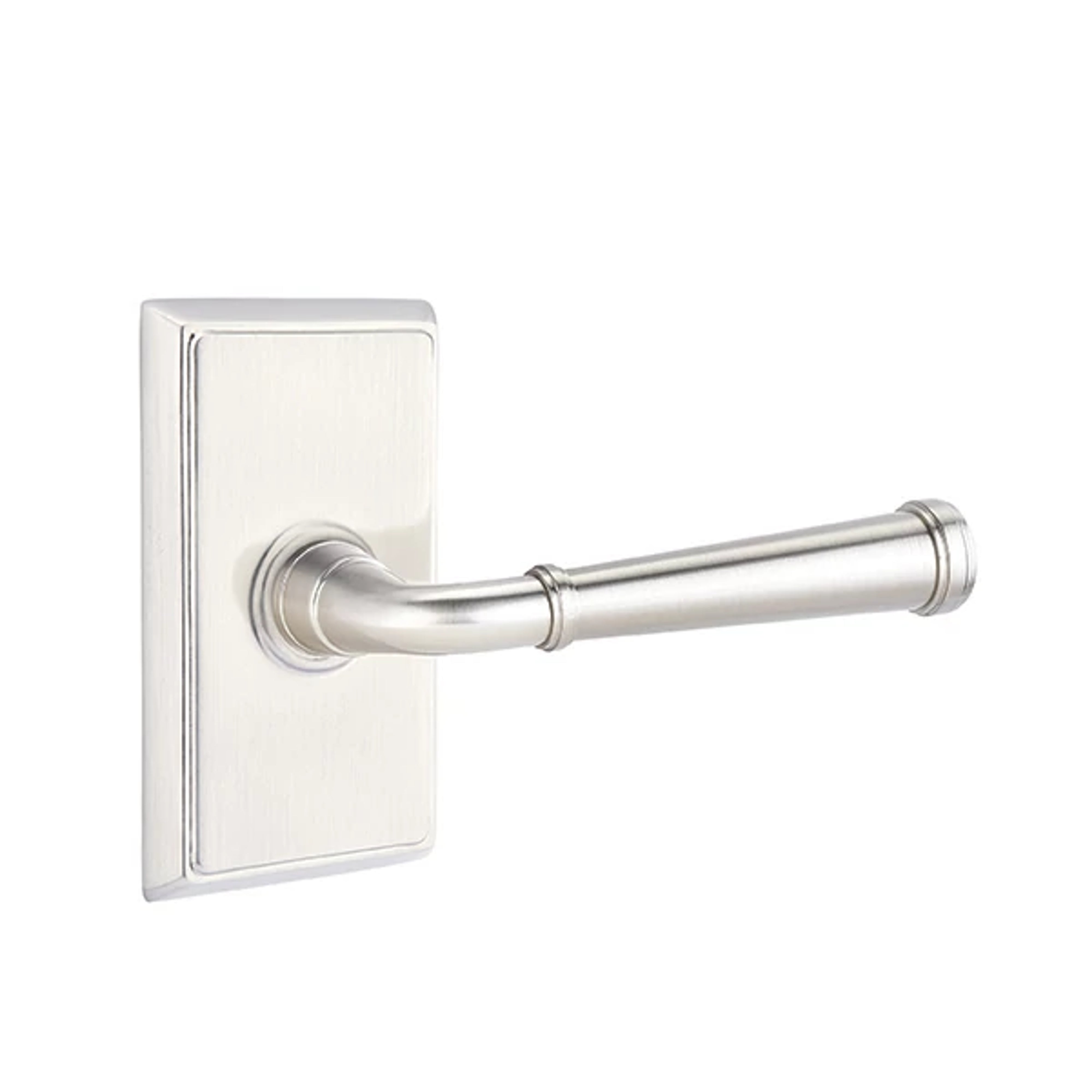 Emtek Concealed Fastener Merrimack Lever Set with Rectangular Rosette