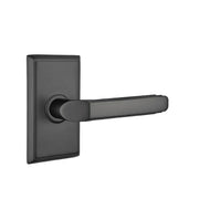 Emtek Concealed Fastener Milano Lever Set with Rectangular Rosette