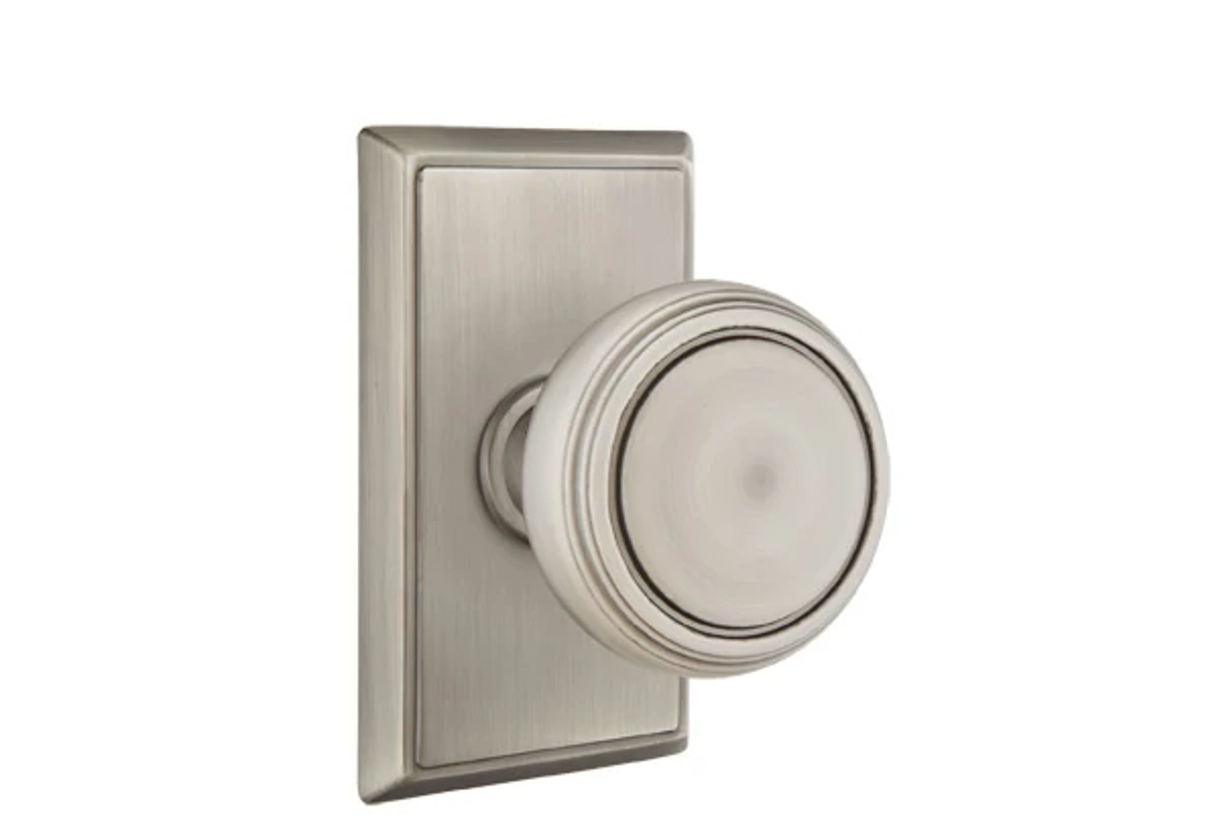 Emtek Concealed Fastener Norwich Knob Set with Rectangular Rosette