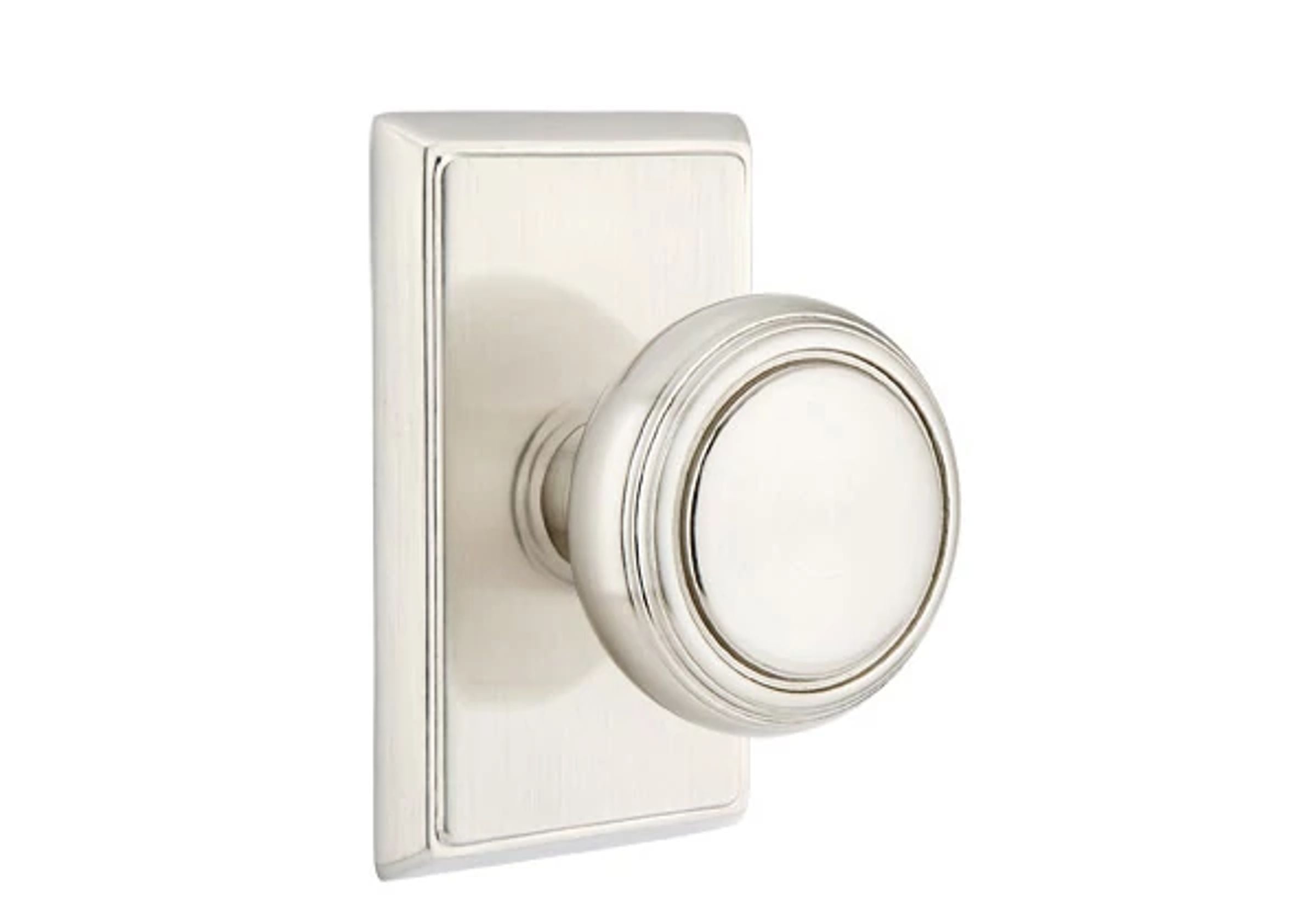 Emtek Norwich Knob Set with Rectangular Rosette