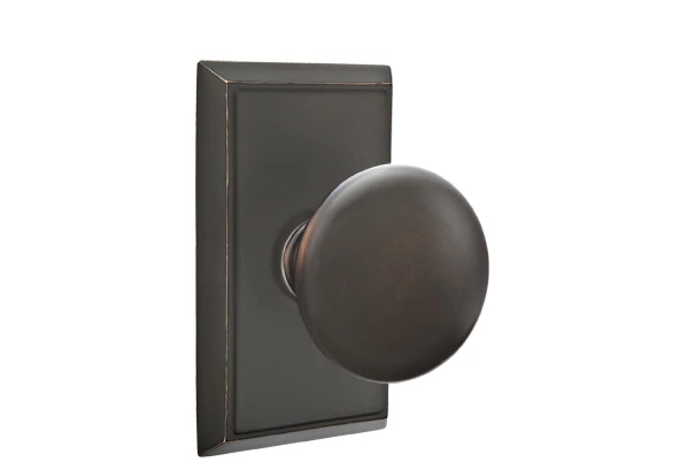 Emtek Providence Knob Set with Rectangular Rosette