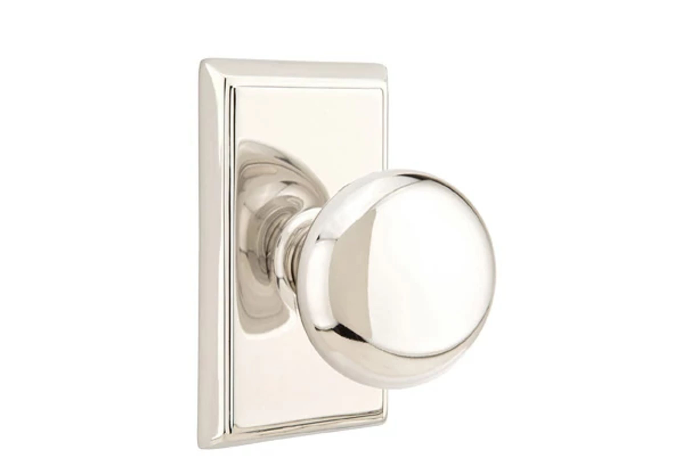 Emtek Concealed Fastener Providence Knob Set with Rectangular Rosette