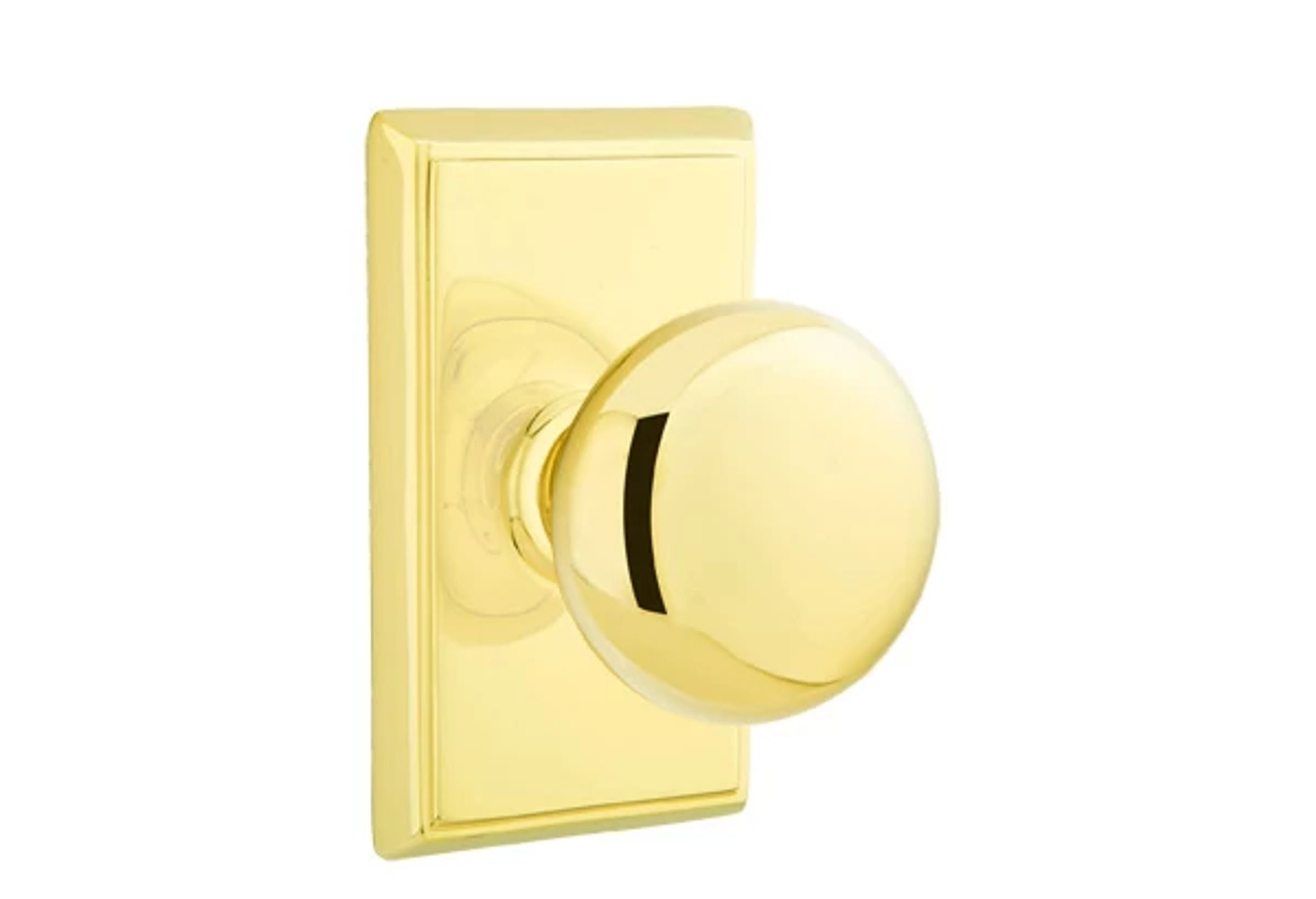 Emtek Concealed Fastener Providence Knob Set with Rectangular Rosette