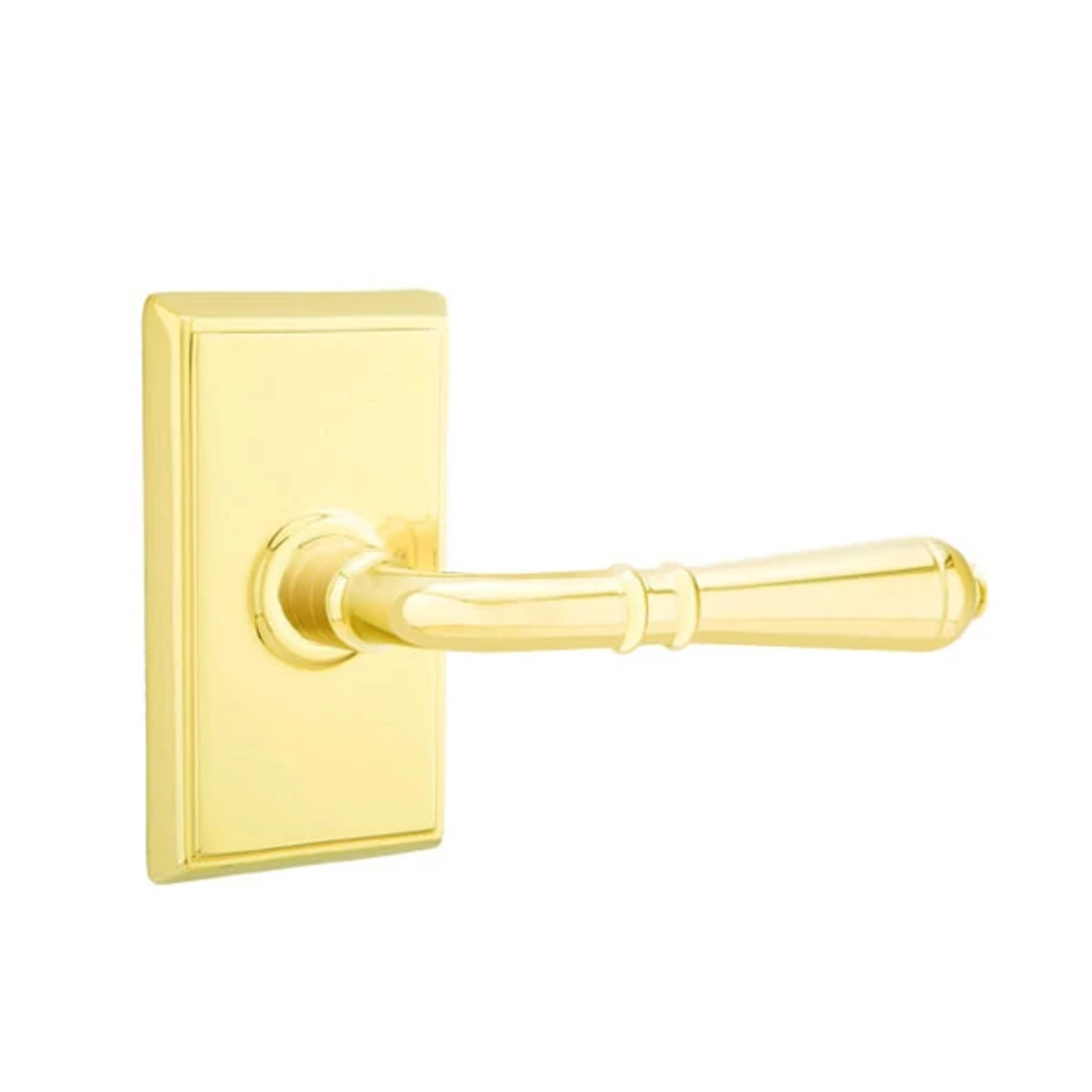 Emtek Turino Lever Set with Rectangular Rosette