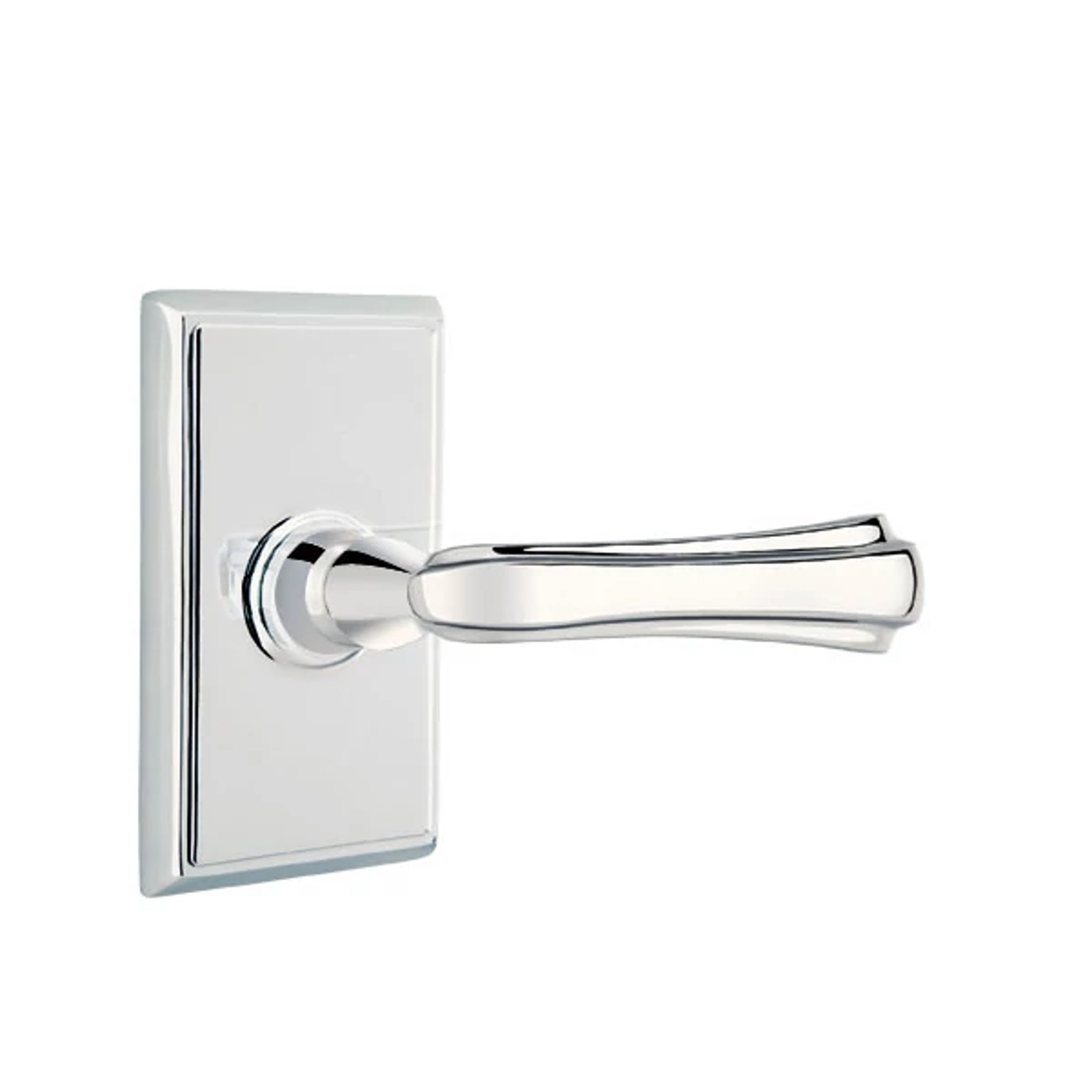 Emtek Concealed Fastener Wembley Lever Set with Rectangular Rosette