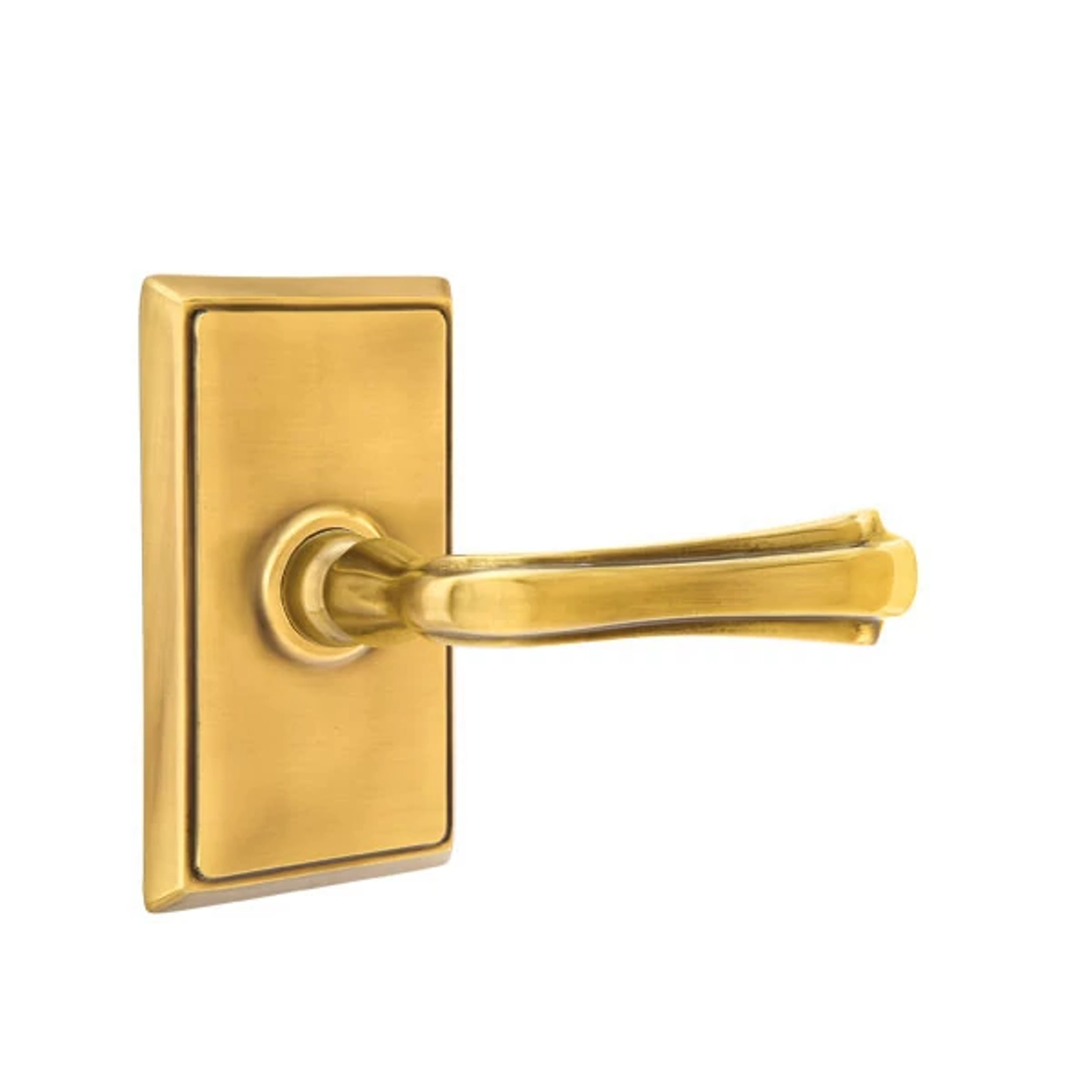 Emtek Wembley Lever Set with Rectangular Rosette