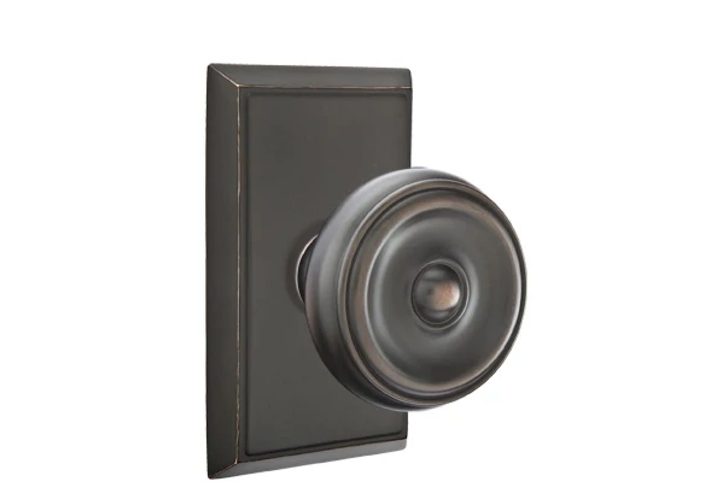 Emtek Waverly Knob Set with Rectangular Rosette