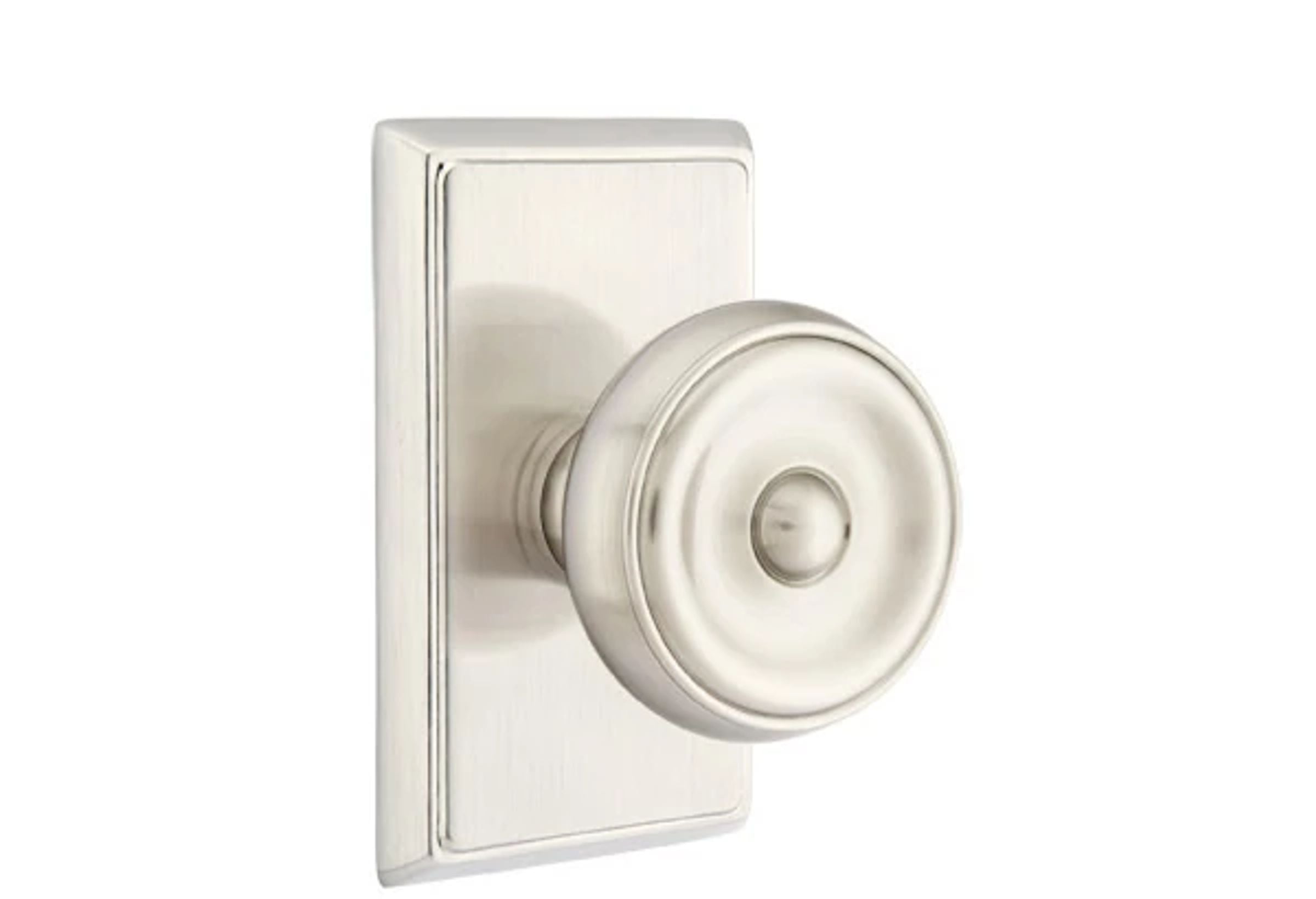 Emtek Concealed Fastener Waverly Knob Set with Rectangular Rosette