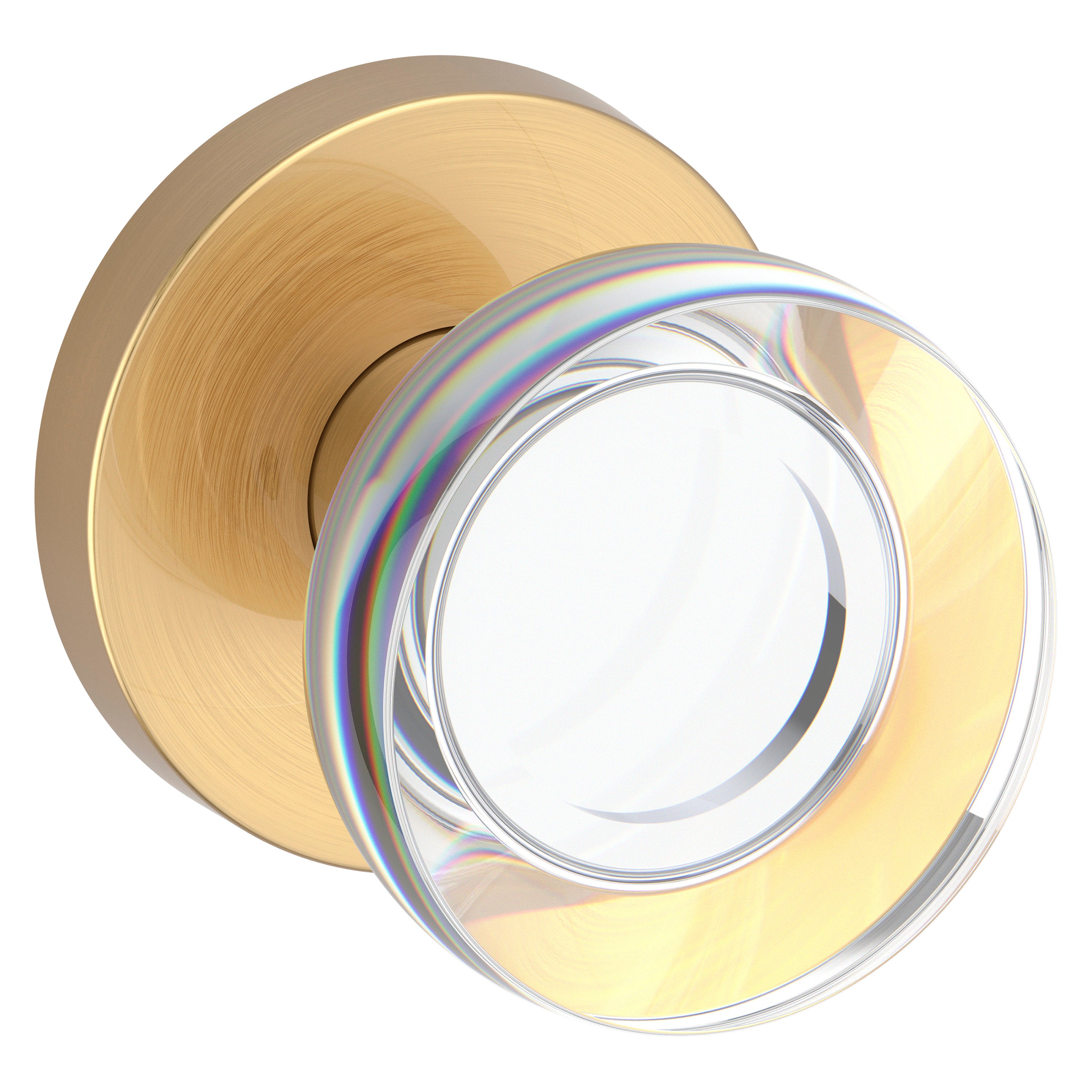 Baldwin Reserve Contemporary Crystal Passage Knob Set