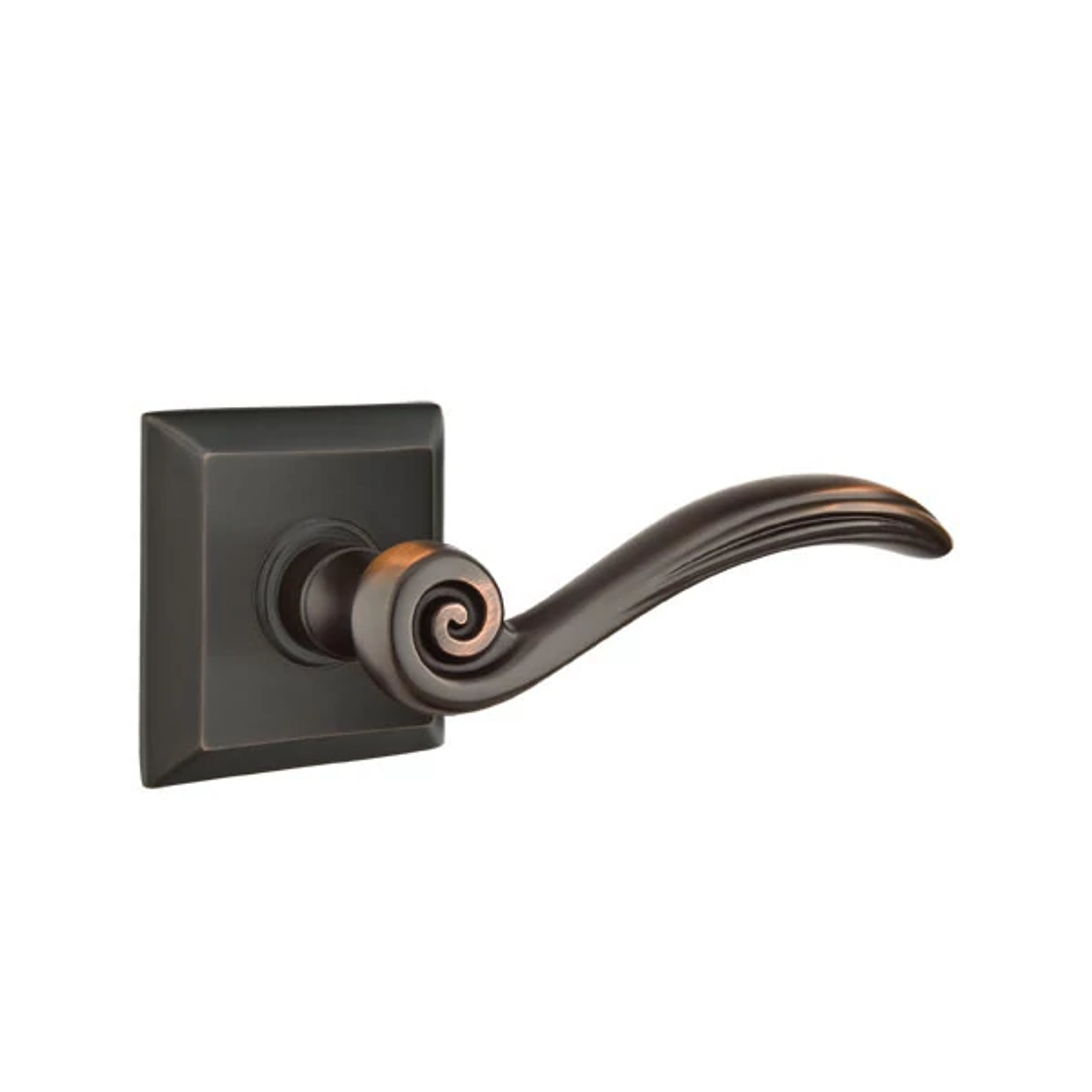 Emtek Concealed Fastener Elan Lever Set with Quincy Rosette