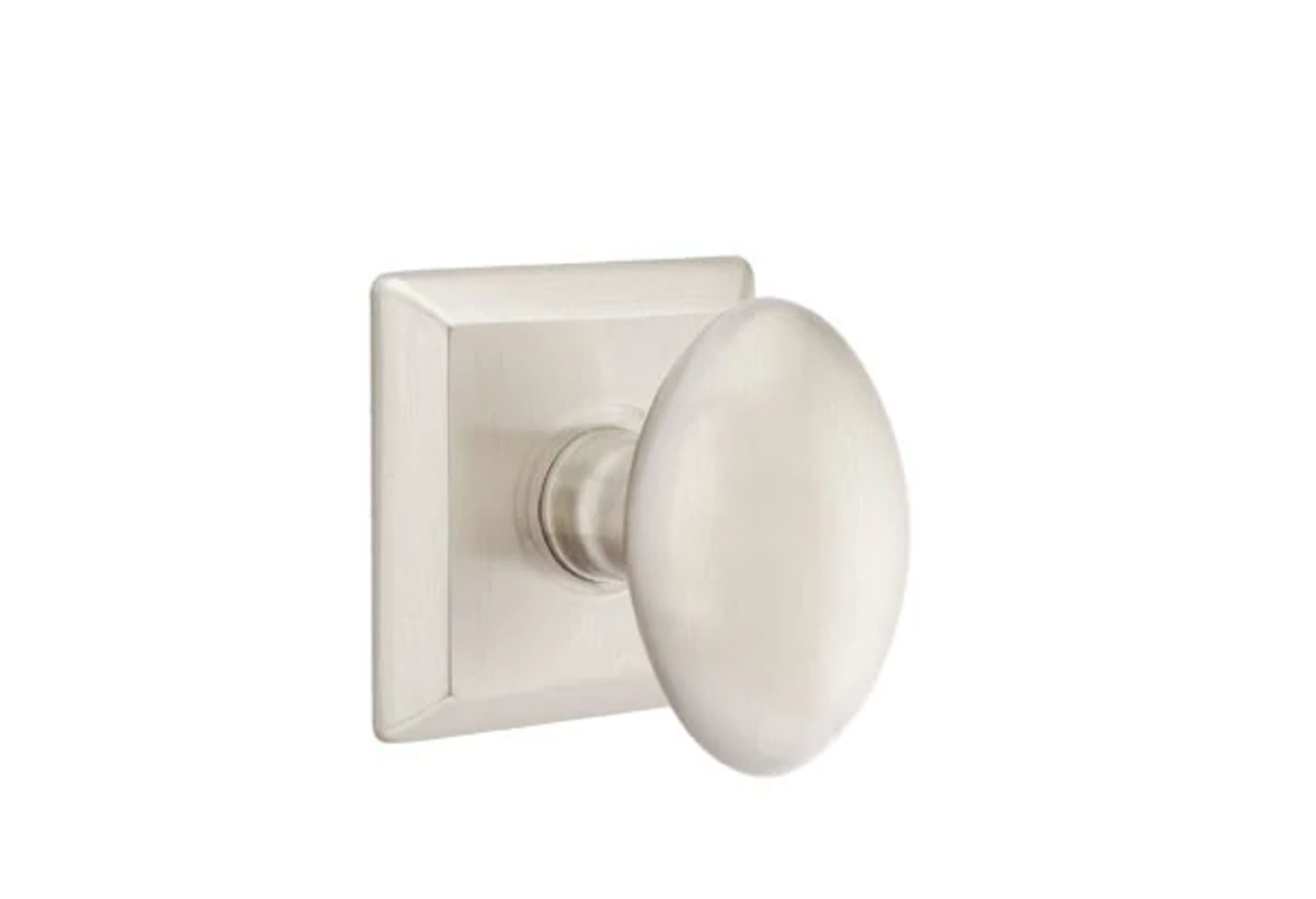 Emtek Egg Knob Set with Quincy Rosette
