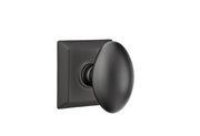 Emtek Concealed Fastener Egg Knob Set with Quincy Rosette