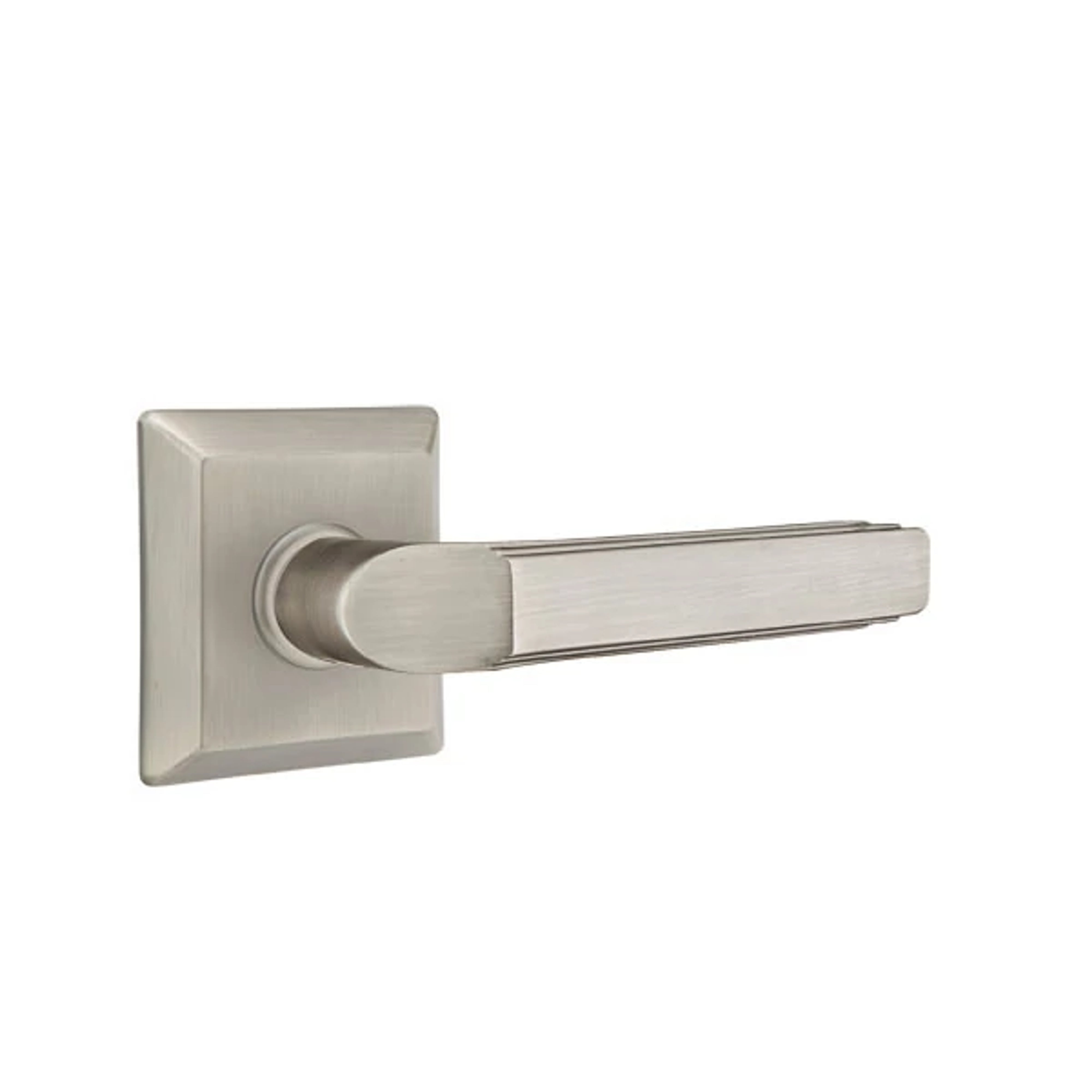 Emtek Concealed Fastener Milano Lever Set with Quincy Rosette