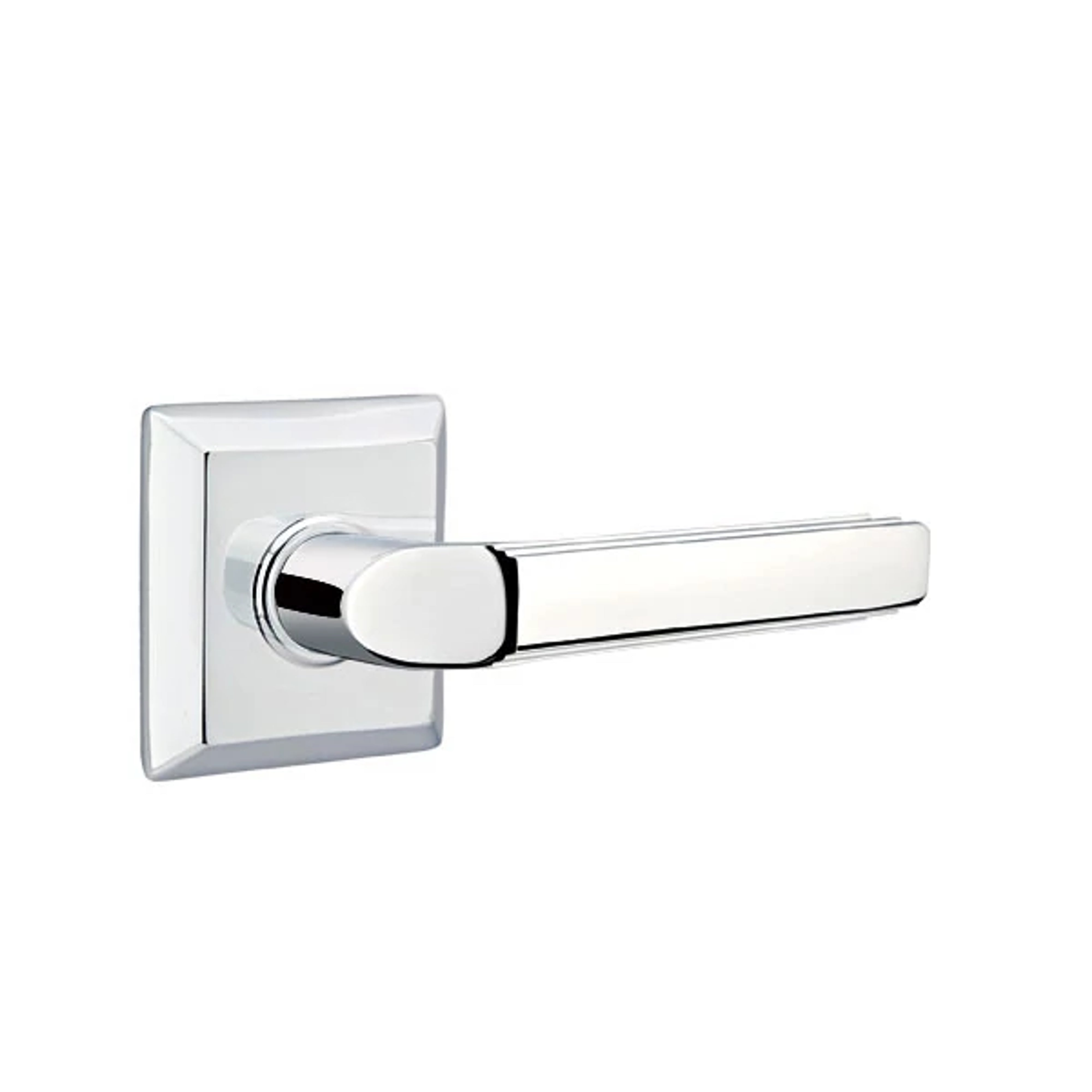 Emtek Concealed Fastener Milano Lever Set with Quincy Rosette