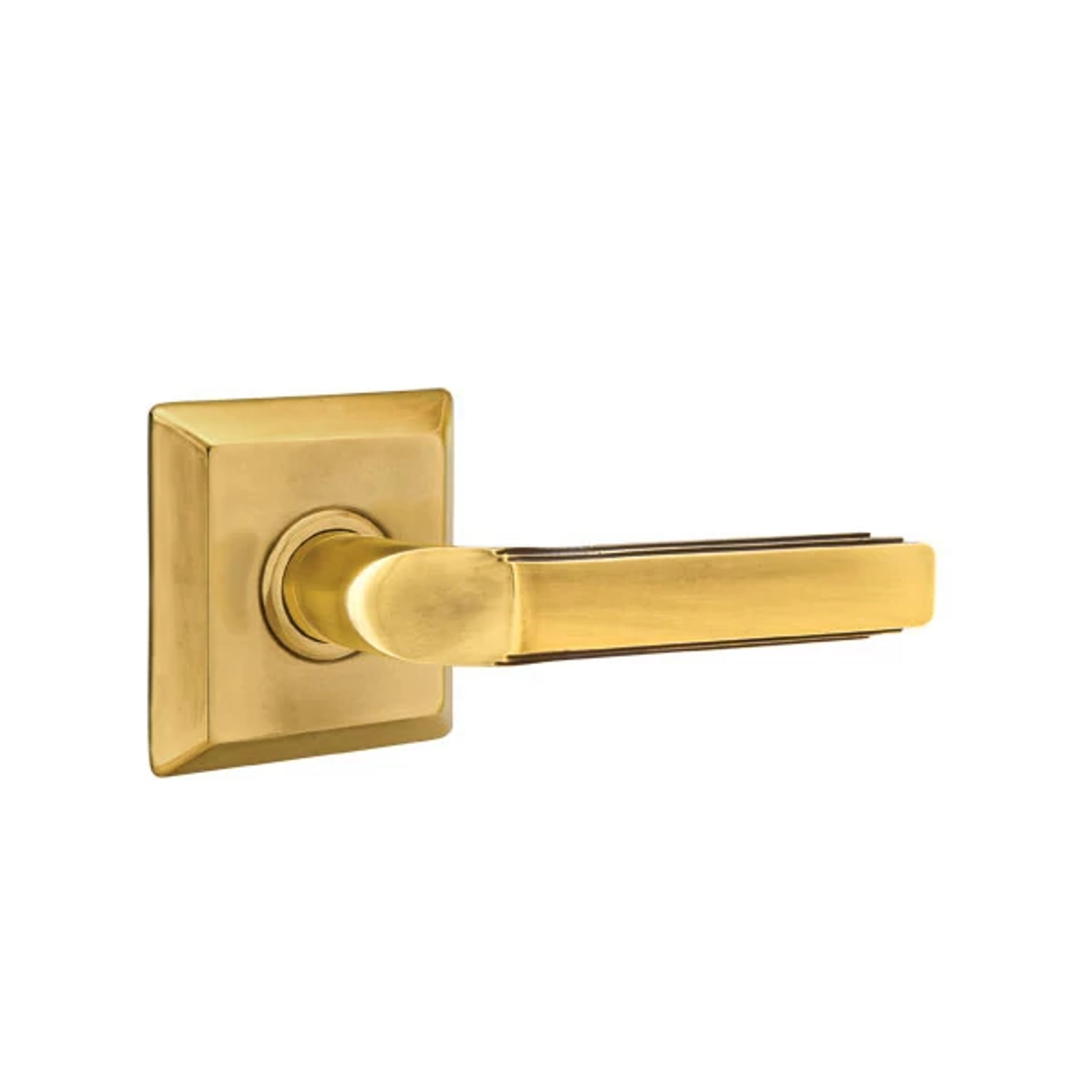 Emtek Milano Lever Set with Quincy Rosette