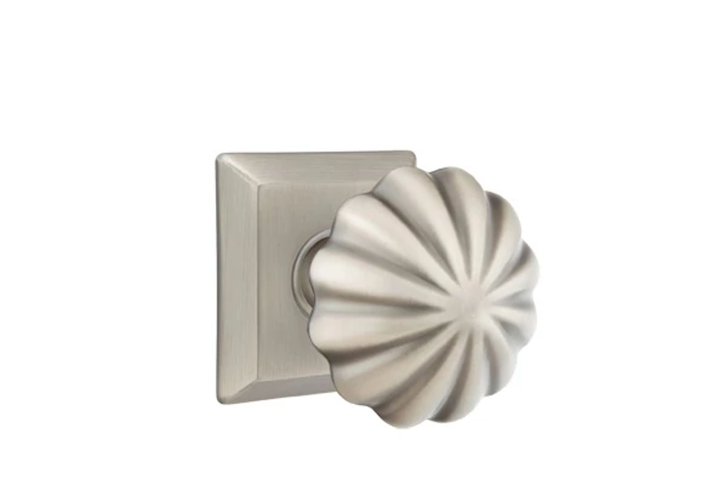 Emtek Melon Knob Set with Quincy Rosette