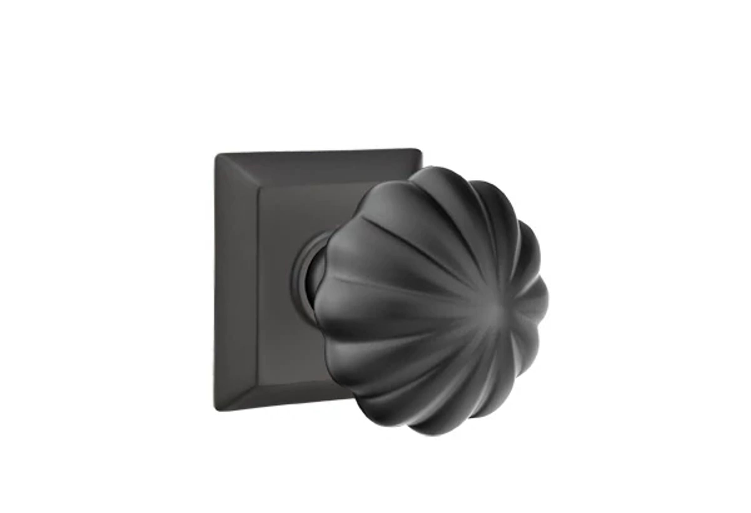 Emtek Melon Knob Set with Quincy Rosette