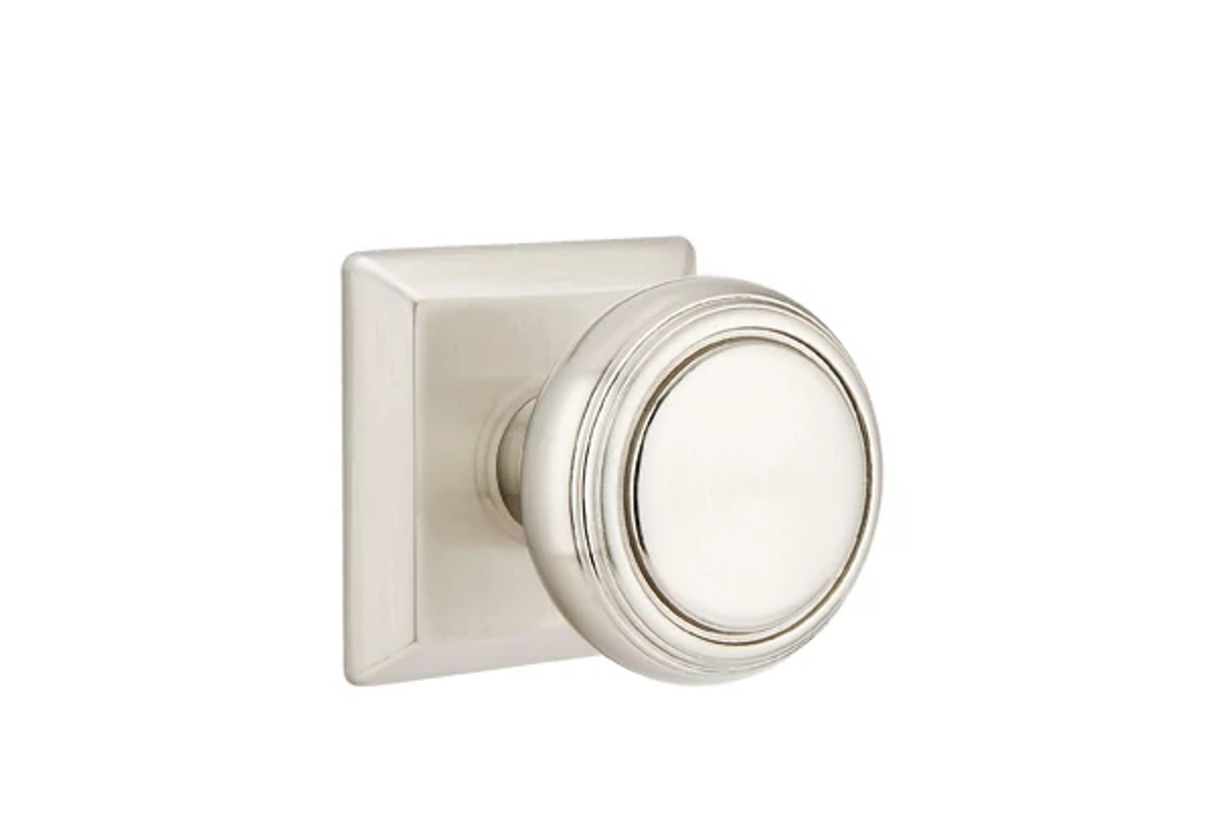 Emtek Concealed Fastener Norwich Knob Set with Quincy Rosette