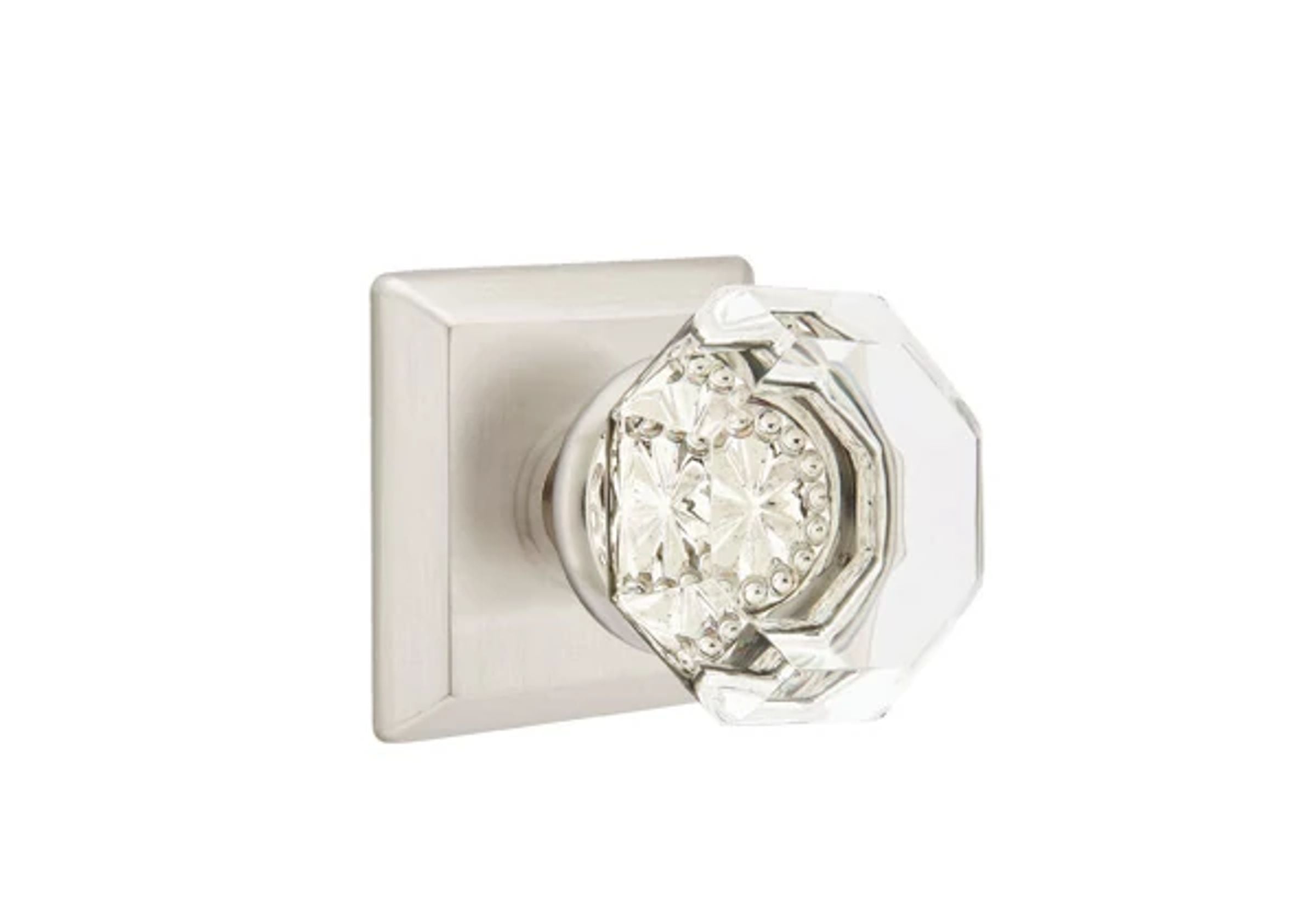 Emtek Concealed Fastener Old Town Knob Set with Quincy Rosette