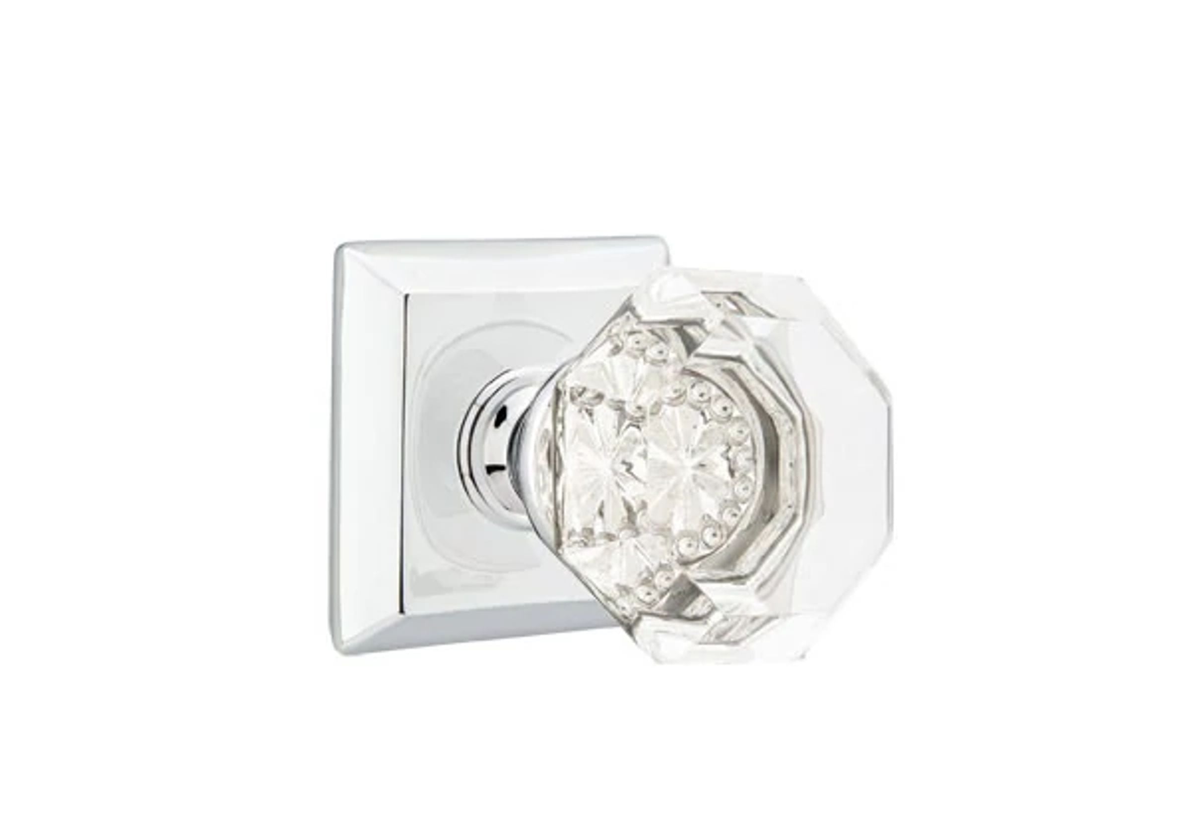Emtek Concealed Fastener Old Town Knob Set with Quincy Rosette