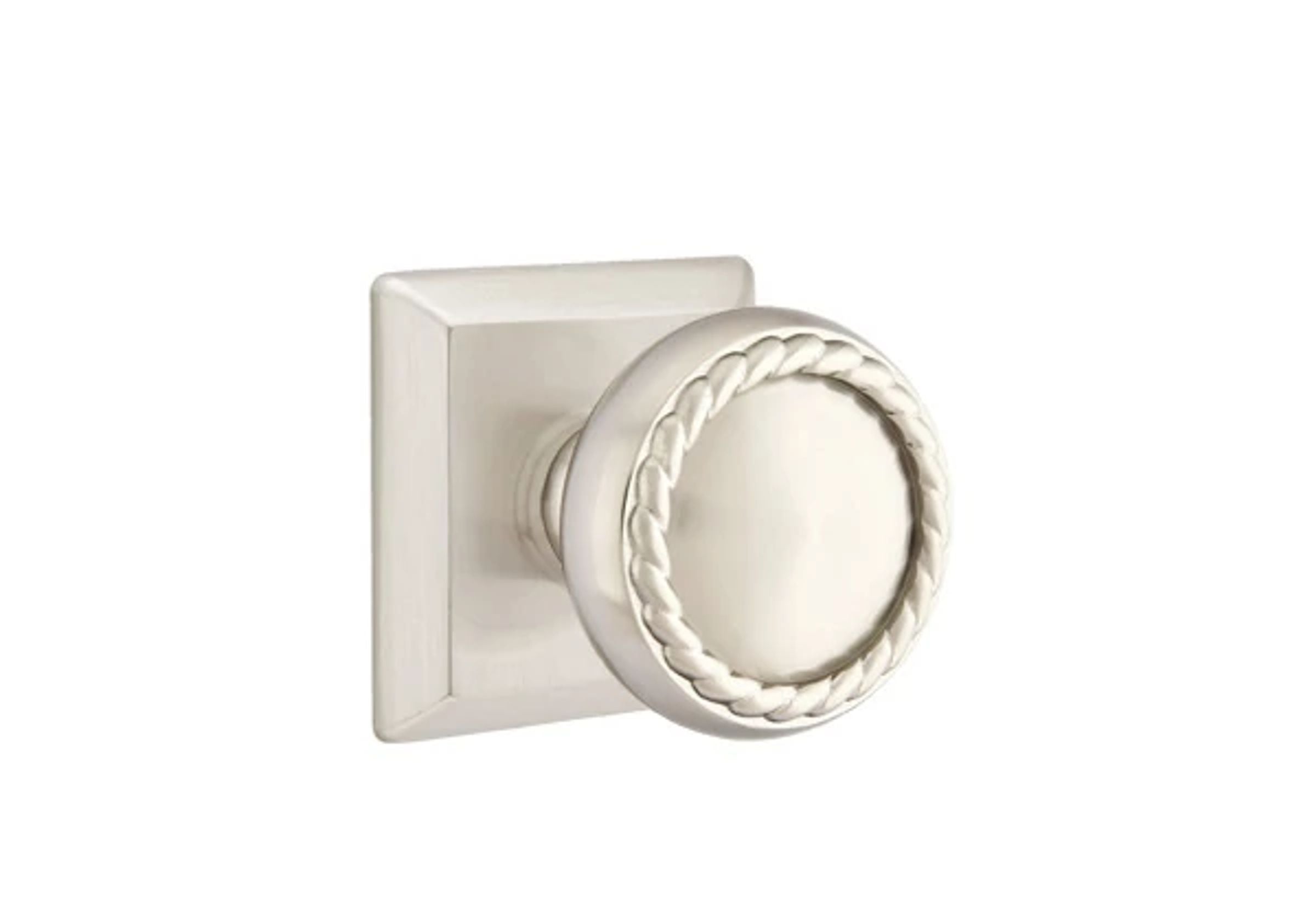 Emtek Rope Knob Set with Quincy Rosette