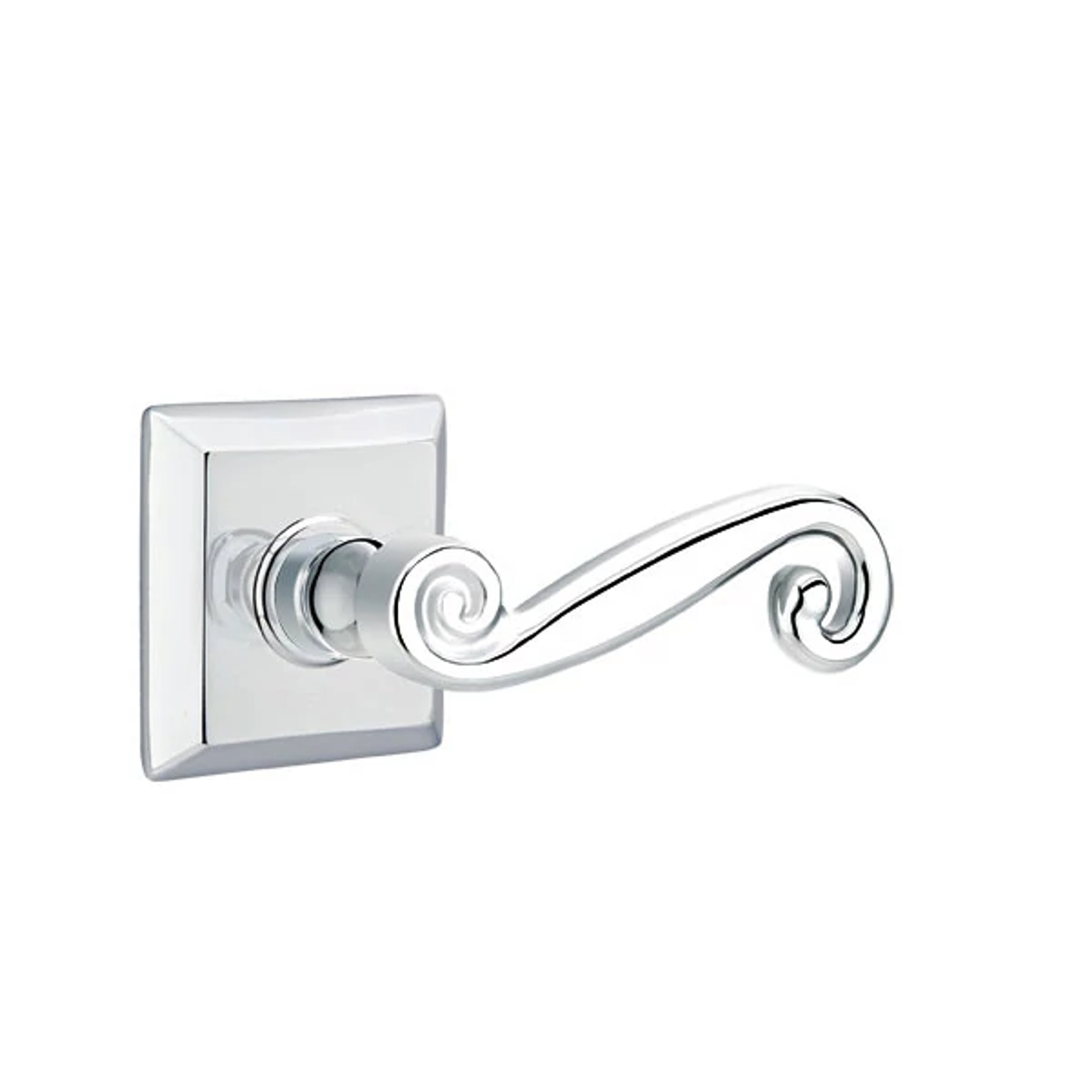 Emtek Rustic Lever Set with Quincy Rosette