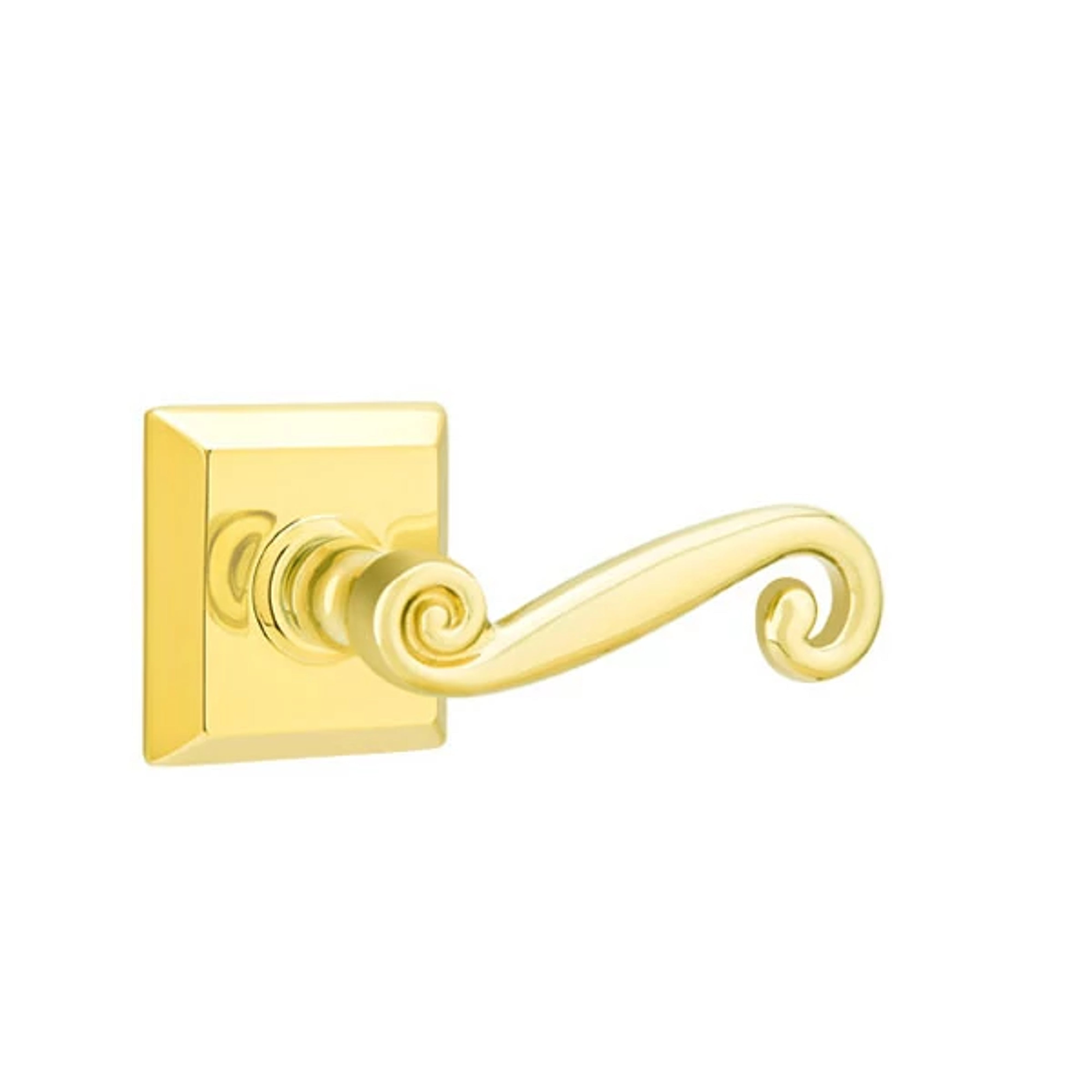 Emtek Concealed Fastener Rustic Lever Set with Quincy Rosette